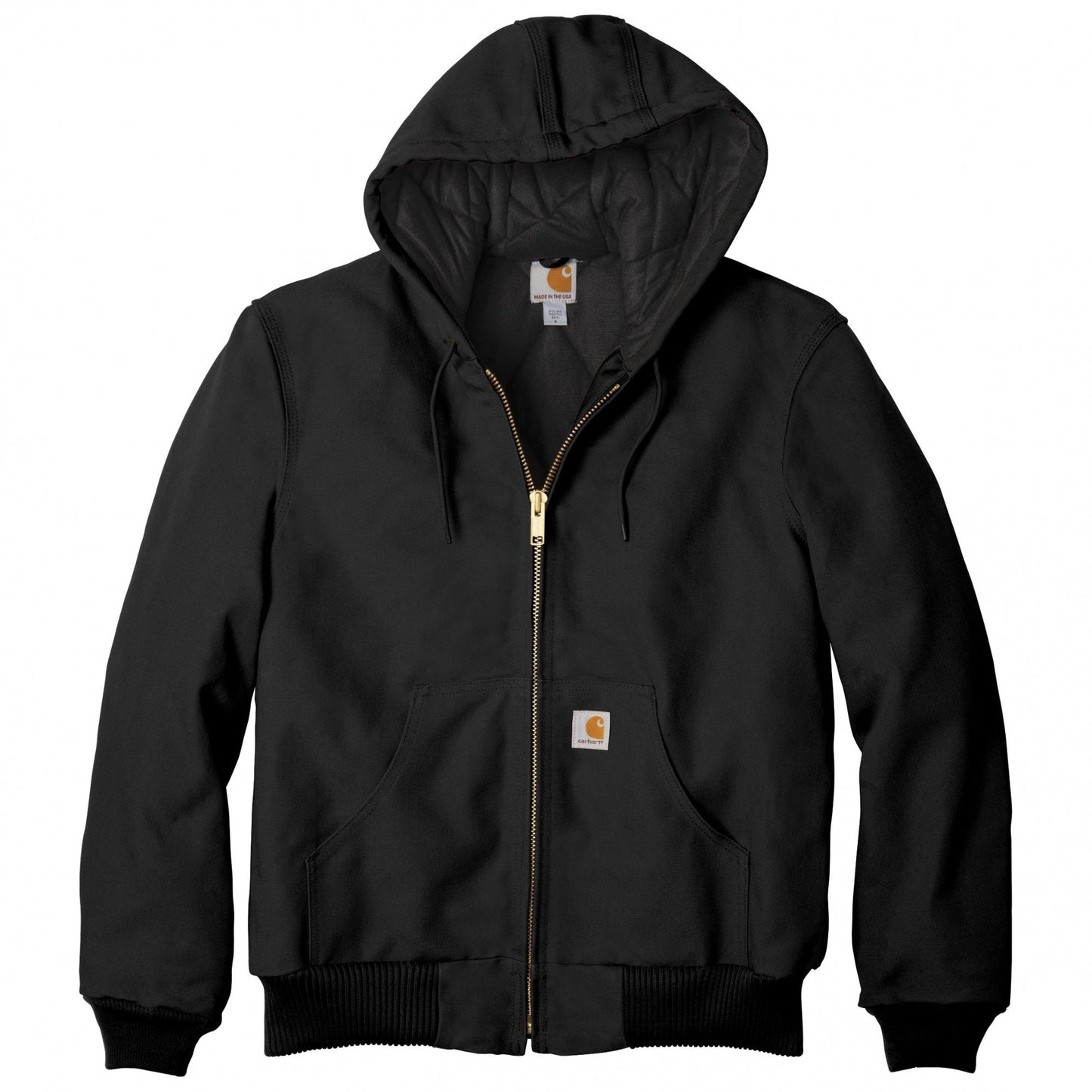 Black Jackets | Carhartt | Warm Quilted Duck Active - Carhartt - Durable Gear