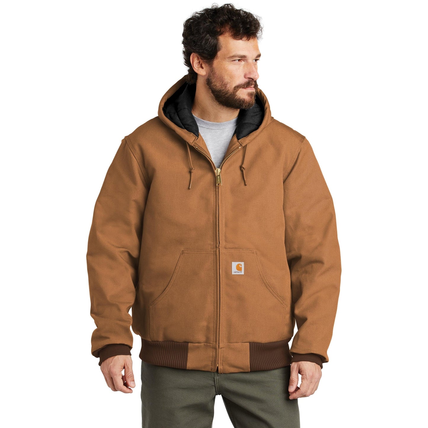 Black Jackets | Carhartt | Warm Quilted Duck Active - Carhartt - Durable Gear