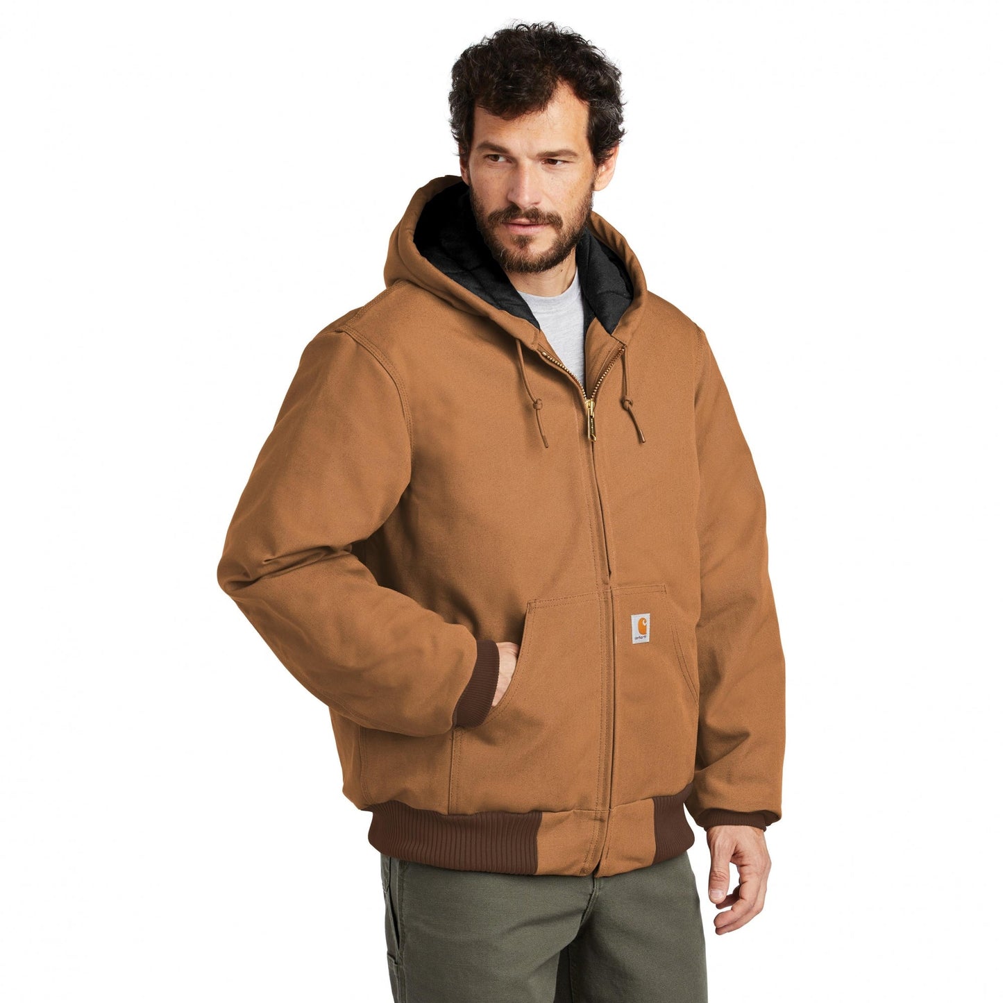 Black Jackets | Carhartt | Warm Quilted Duck Active - Carhartt - Durable Gear
