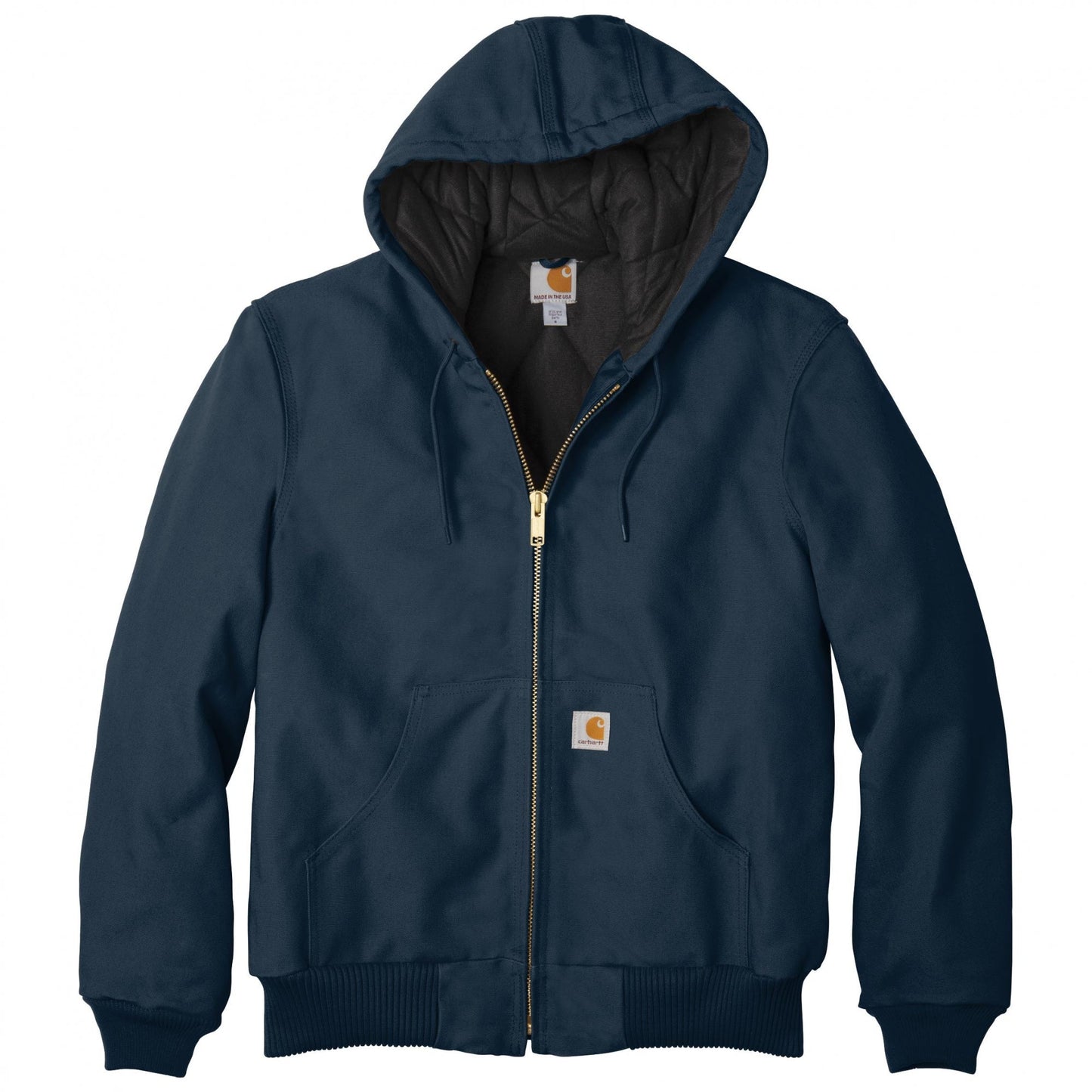 Black Jackets | Carhartt | Warm Quilted Duck Active - Carhartt - Durable Gear