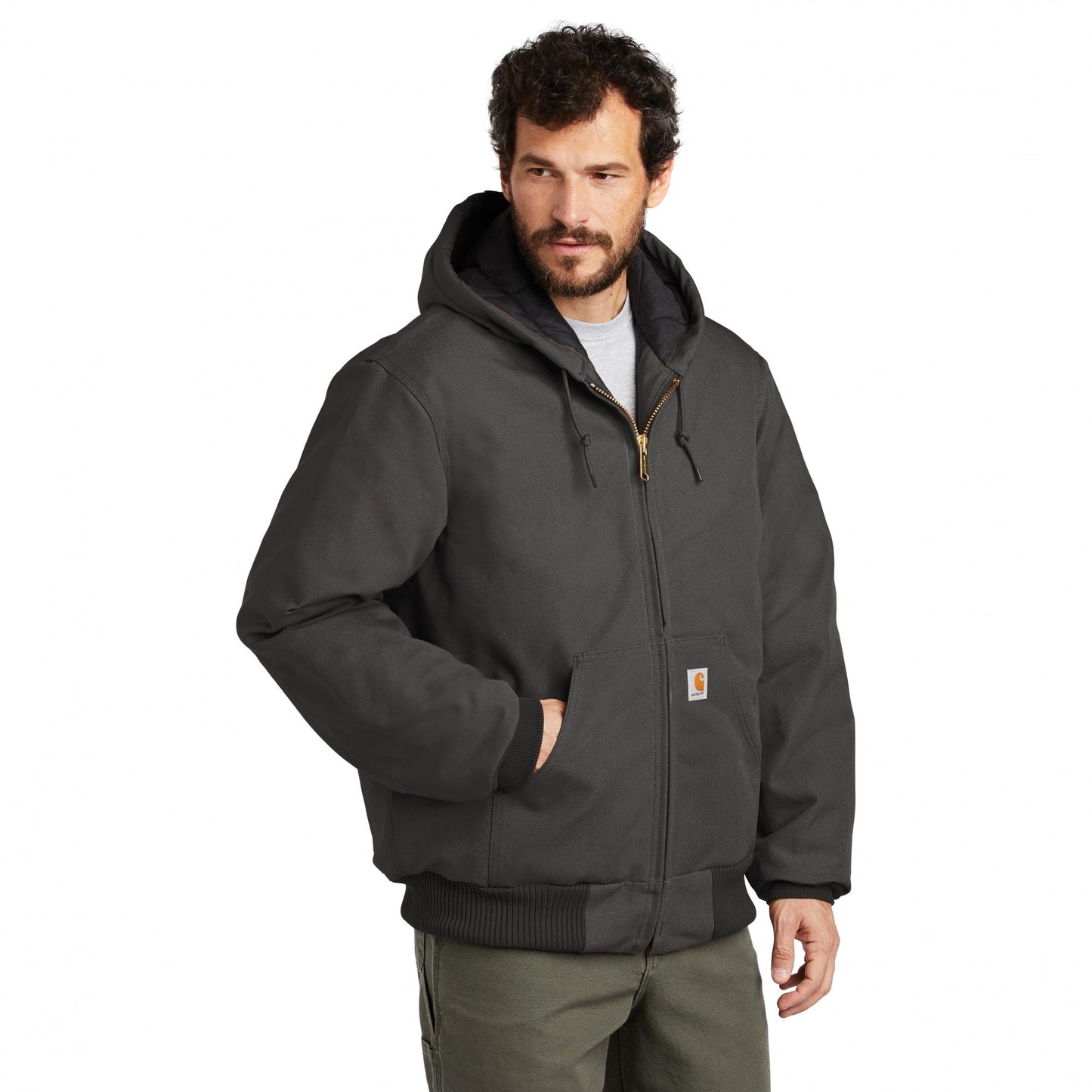 Black Jackets | Carhartt | Warm Quilted Duck Active - Carhartt - Durable Gear