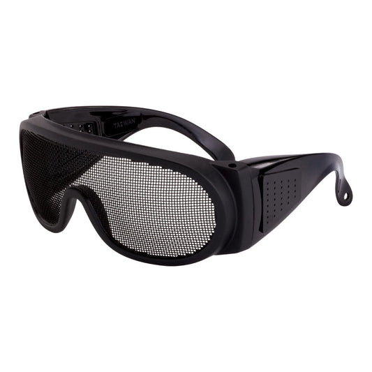 Black Wire Mesh Lens Glasses - CrossFire - Enhanced Safety