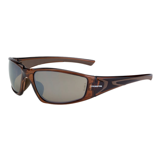 Brown Mirror Lens Glasses - CrossFire - HD Mirror Vision