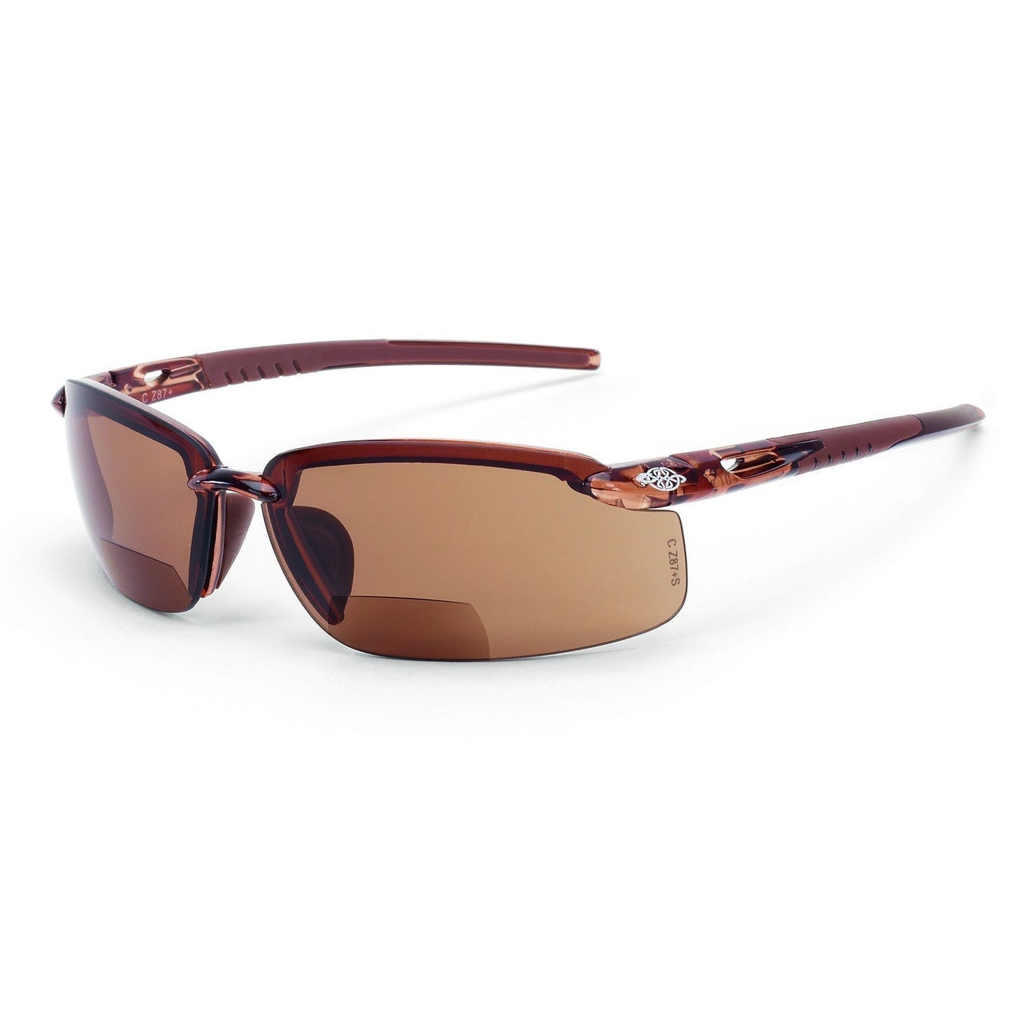 Brown Bifocal Lens Glasses - CrossFire - Stylish Frame
