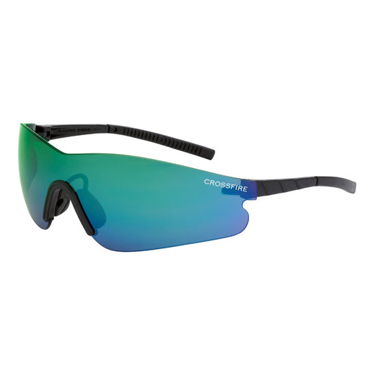 Emerald Mirror Lens Glasses - CrossFire - Lightweight Design