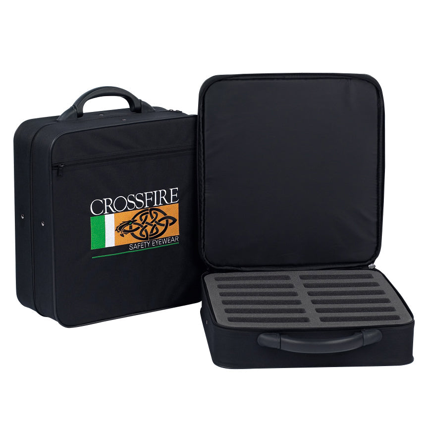 12 Unit Displays | CrossFire | Zippered Sample Kit Case - CrossFire - Sleek Design
