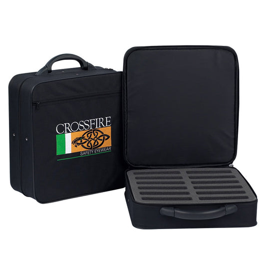 12 Unit Displays | CrossFire | Zippered Sample Kit Case - CrossFire - Sleek Design