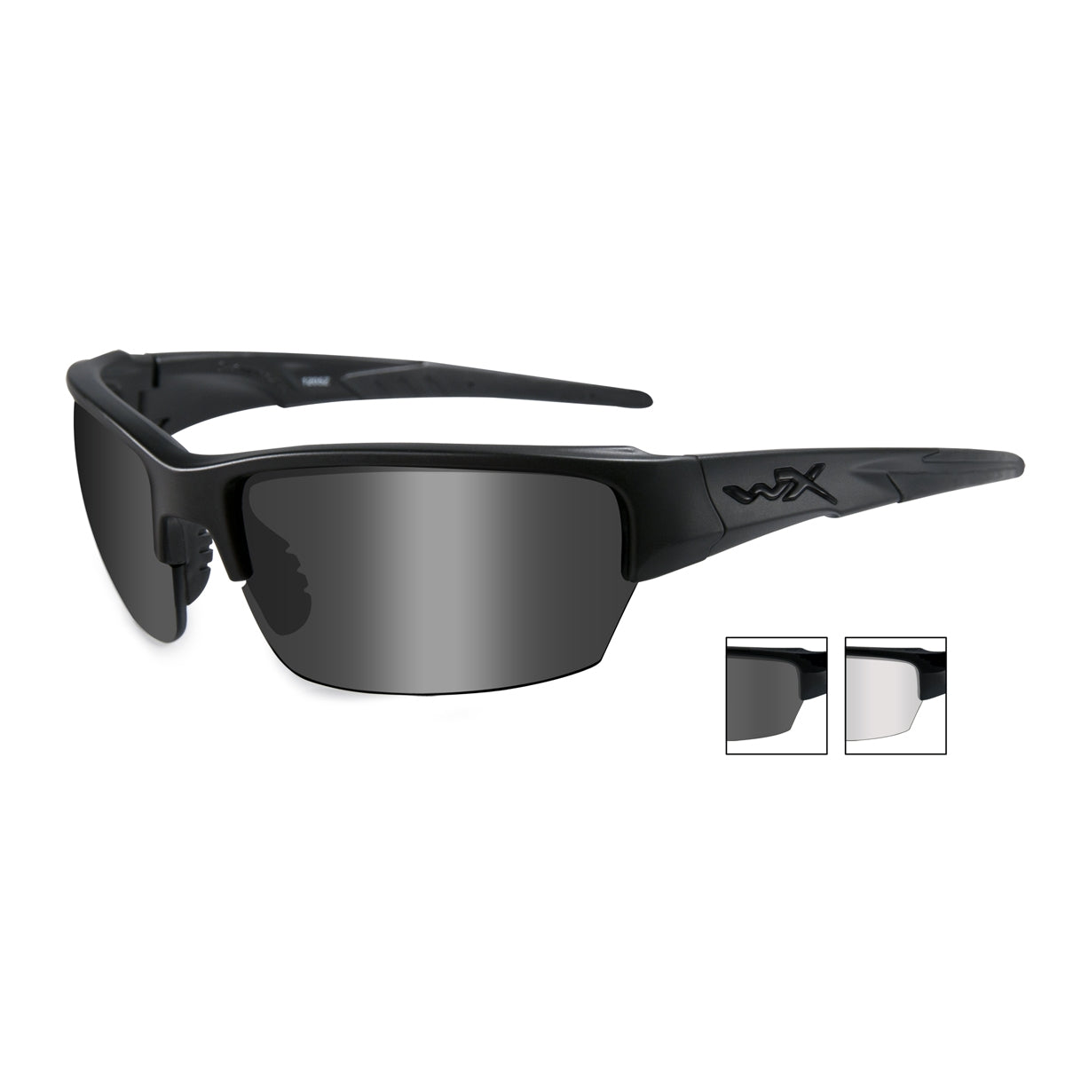 Grey & Clear Lenses Glasses - Wiley X - Shatterproof Lens