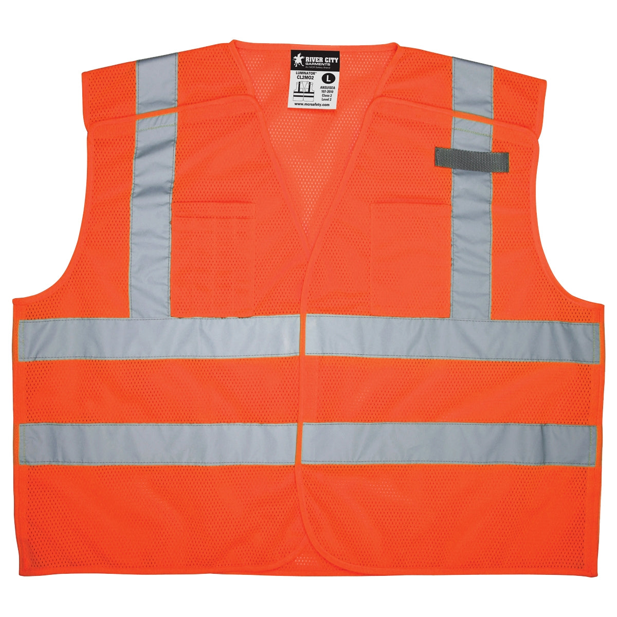 Yellow/Lime Safety Vest - MCR Safety - Reflective Mesh
