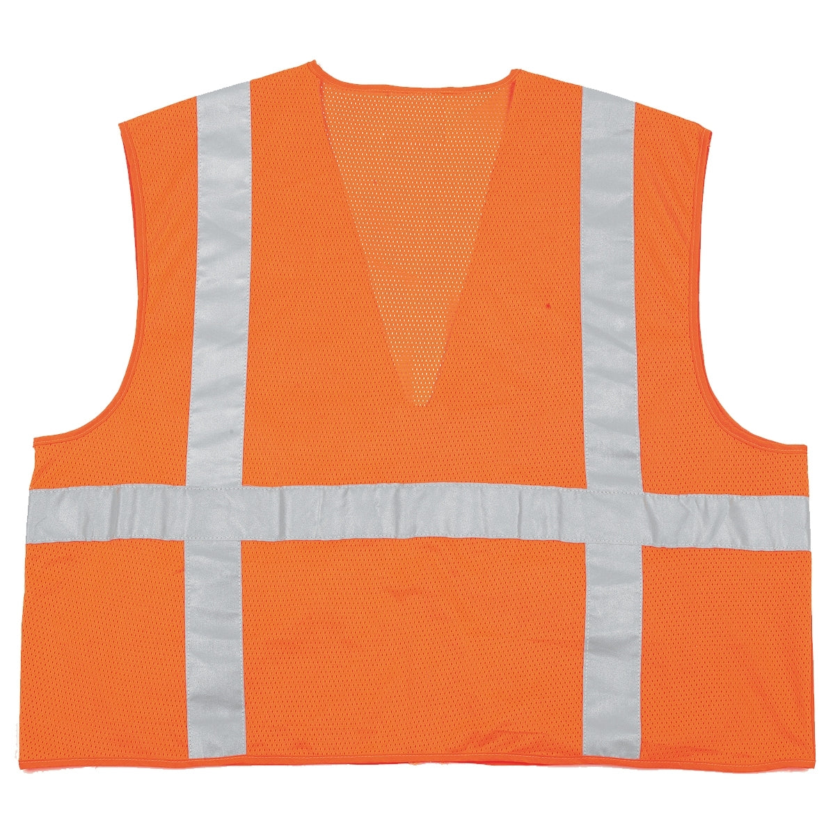 Orange Safety Vest - MCR Safety - High Visibility