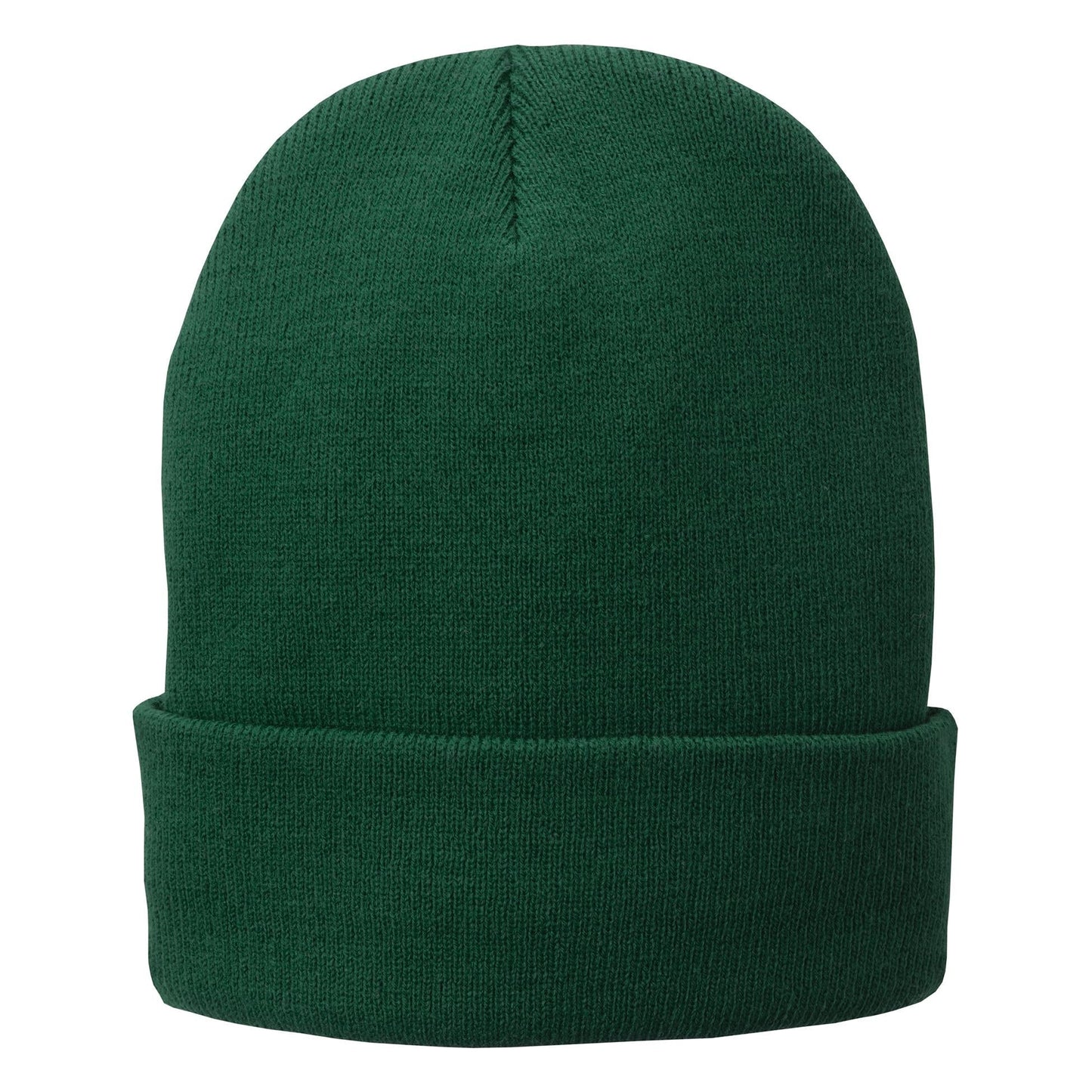 Coyote Brown Beanie - Port & Company - Fleece-Lined