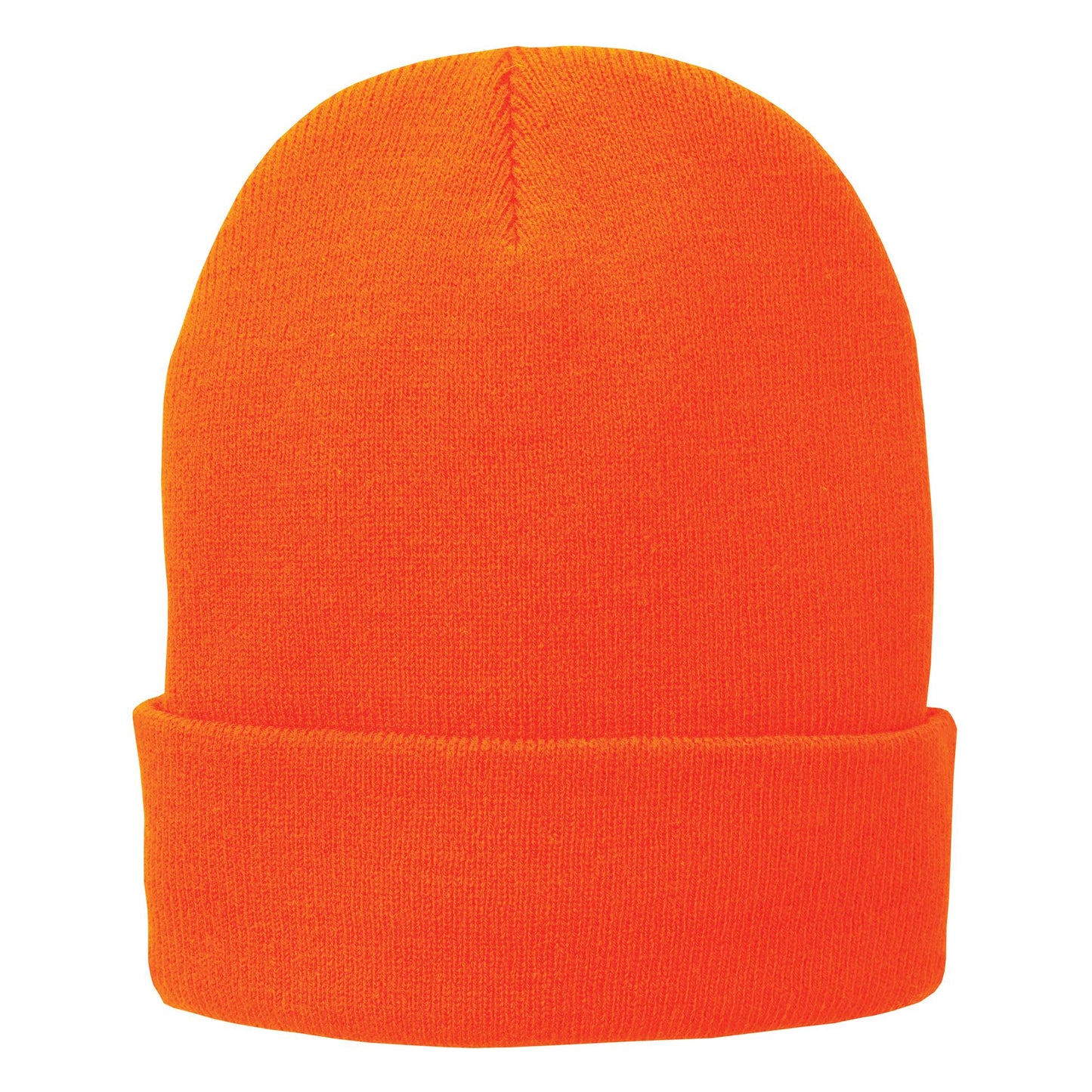 Coyote Brown Beanie - Port & Company - Fleece-Lined