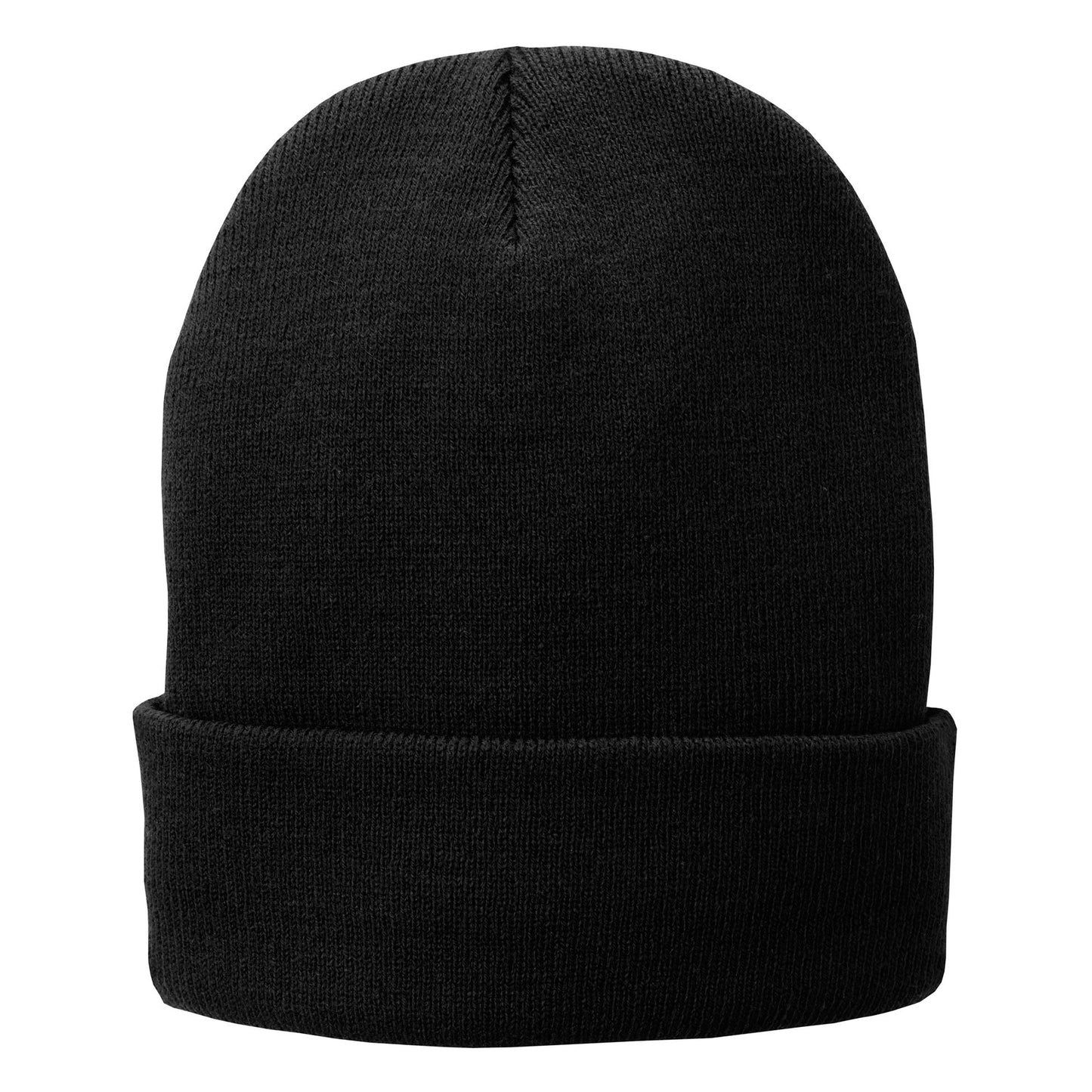 Coyote Brown Beanie - Port & Company - Fleece-Lined