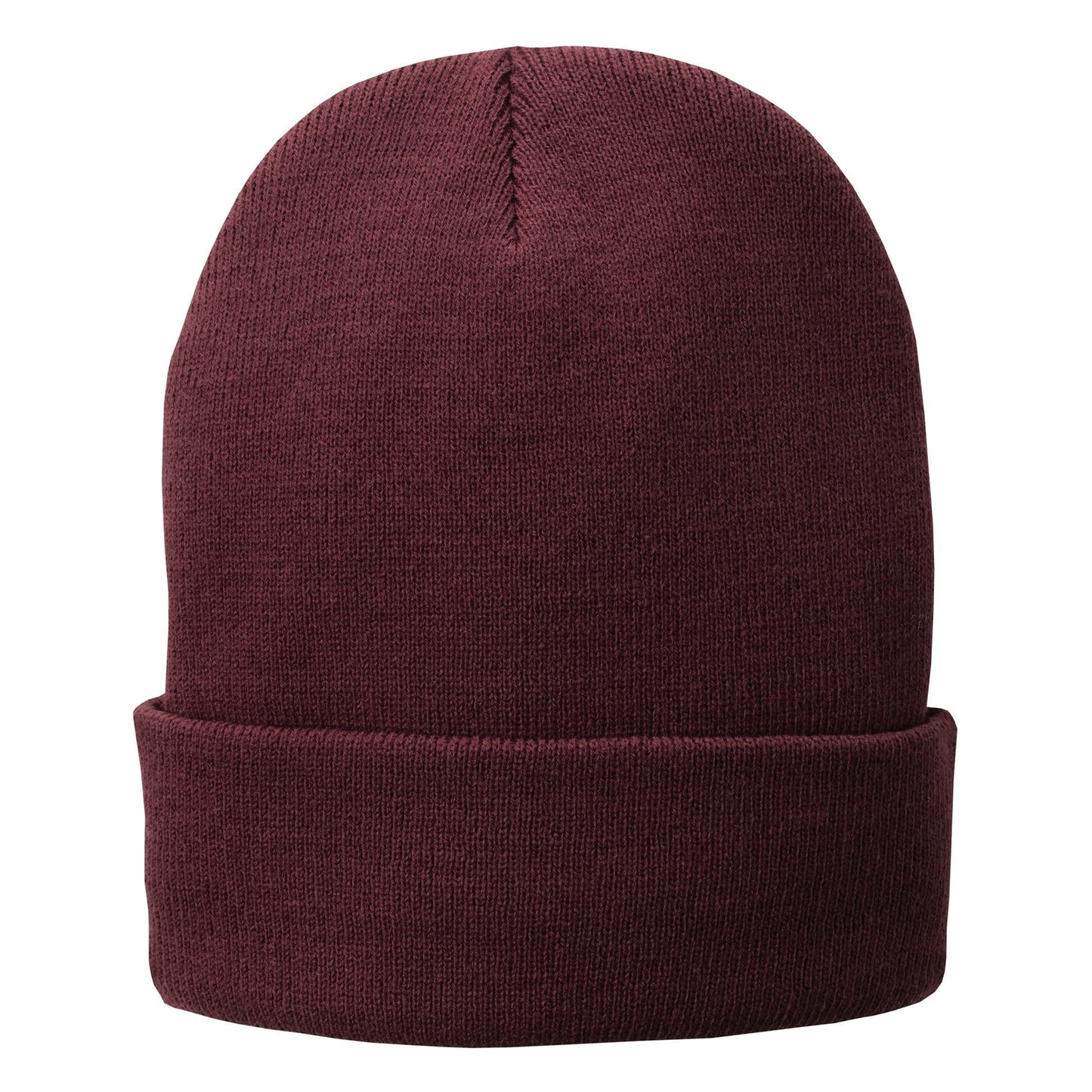 Coyote Brown Beanie - Port & Company - Fleece-Lined