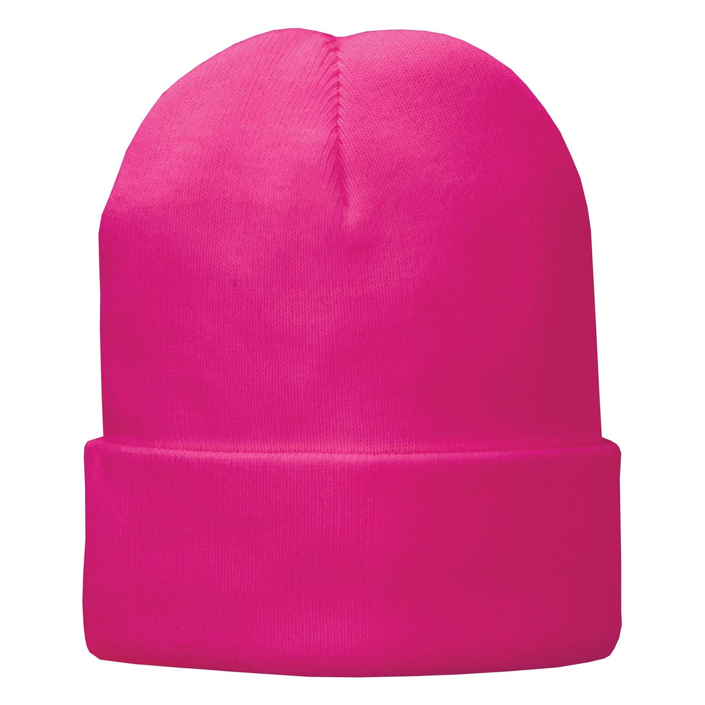 Coyote Brown Beanie - Port & Company - Fleece-Lined