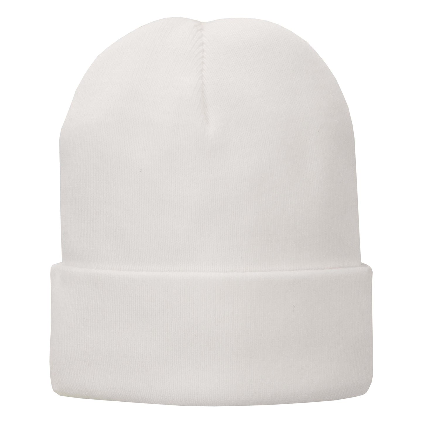 Coyote Brown Beanie - Port & Company - Fleece-Lined