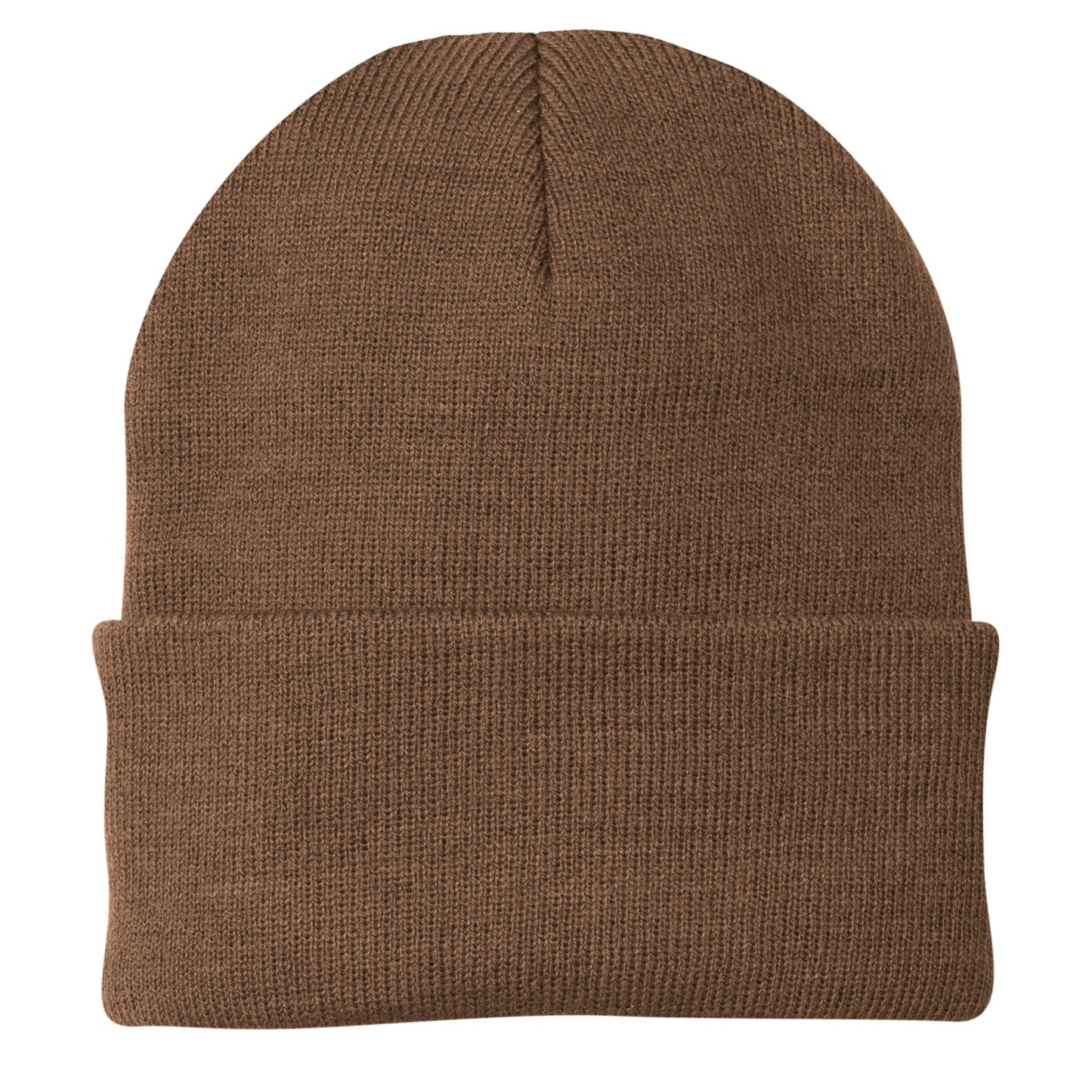 Coyote Brown Beanie - Port & Company - Cozy Accessory