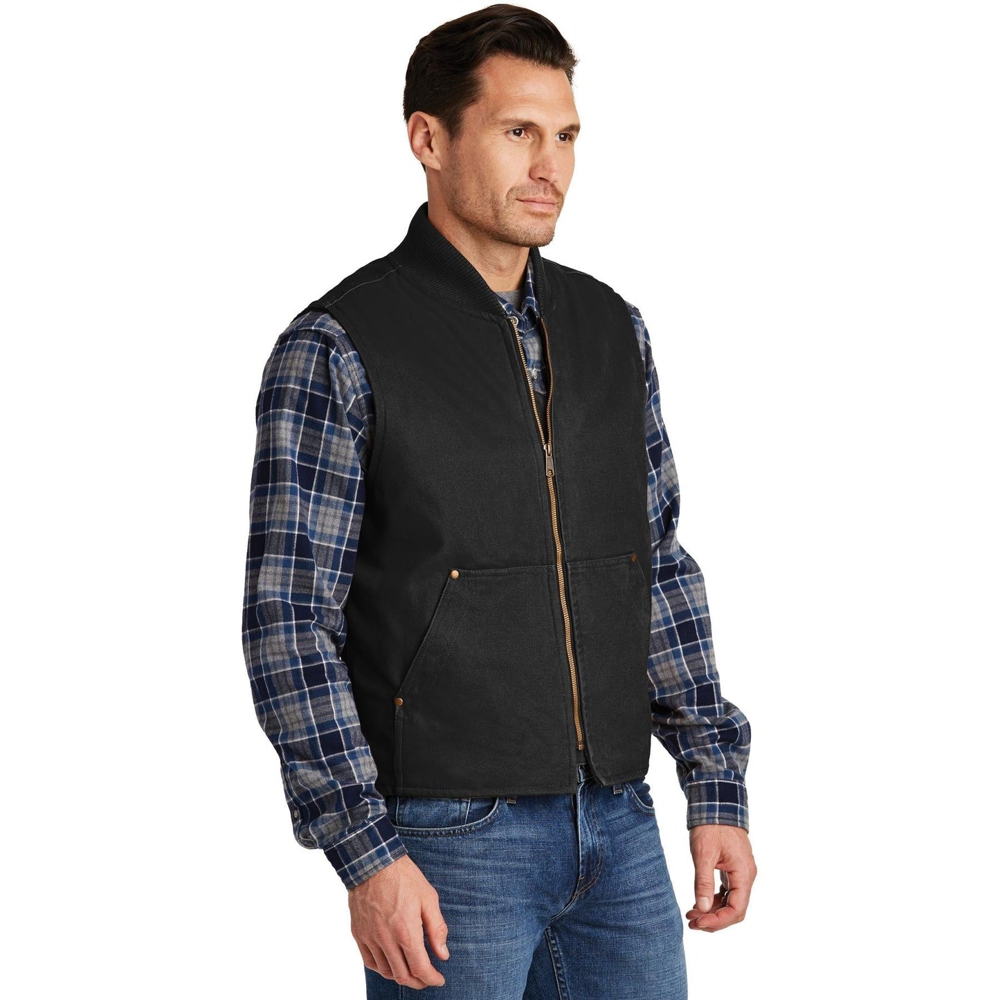 Black Vests - Cornerstone - Sturdy Duck Cloth - Reliable Style