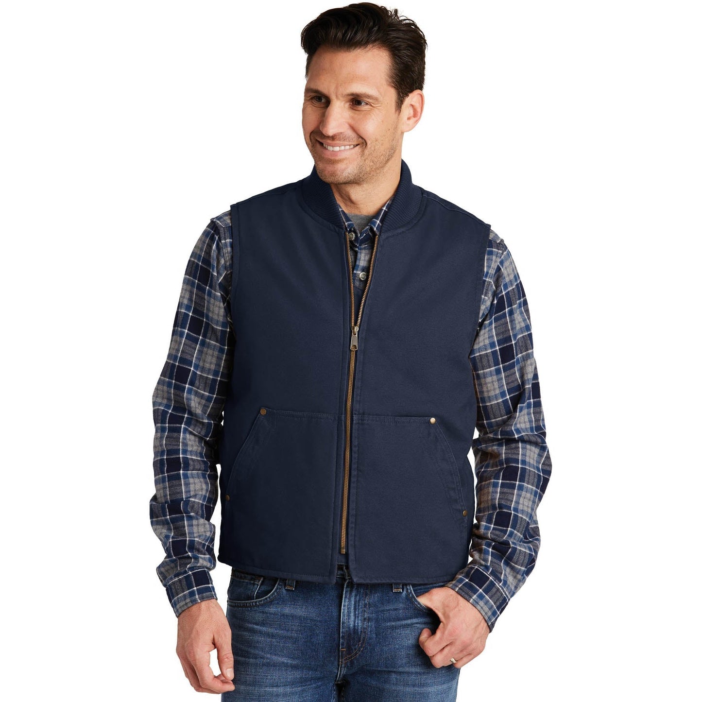 Black Vests - Cornerstone - Sturdy Duck Cloth - Reliable Style