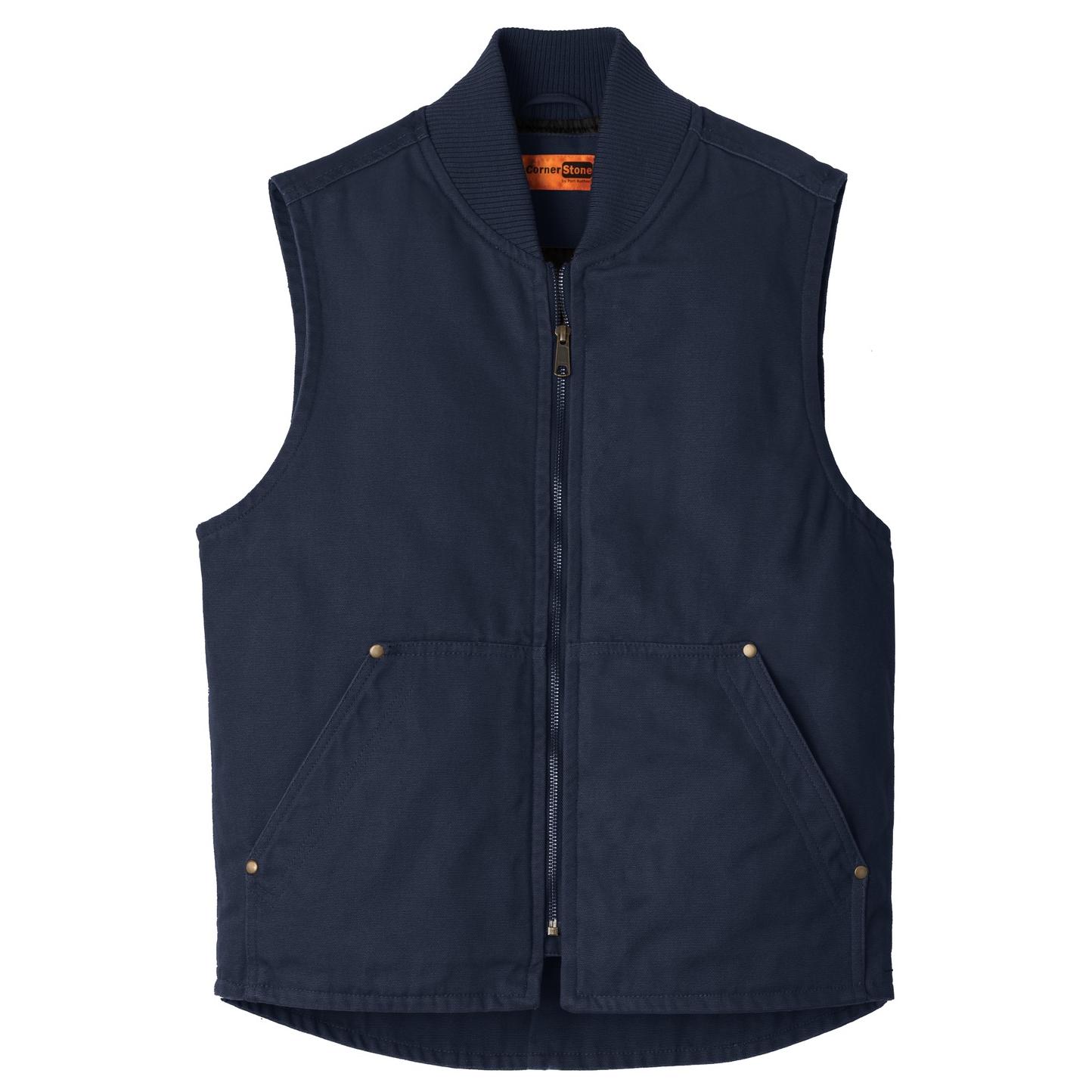 Black Vests - Cornerstone - Sturdy Duck Cloth - Reliable Style
