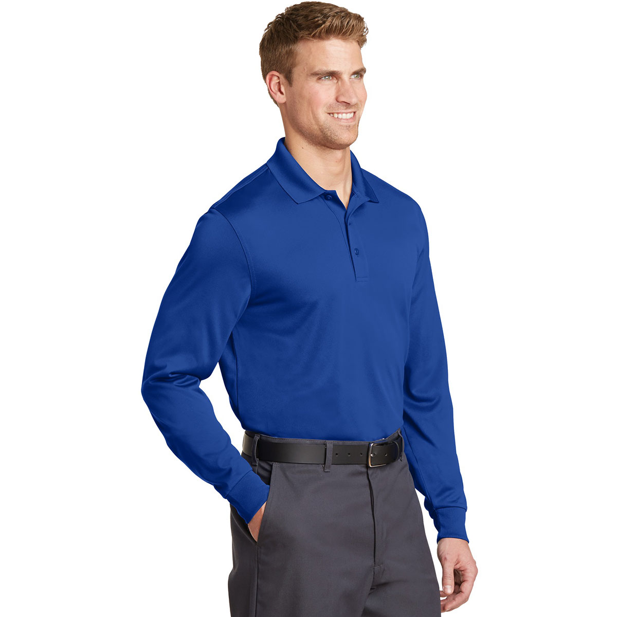 Black Polo Shirt - Cornerstone - Snag-Proof Fabric