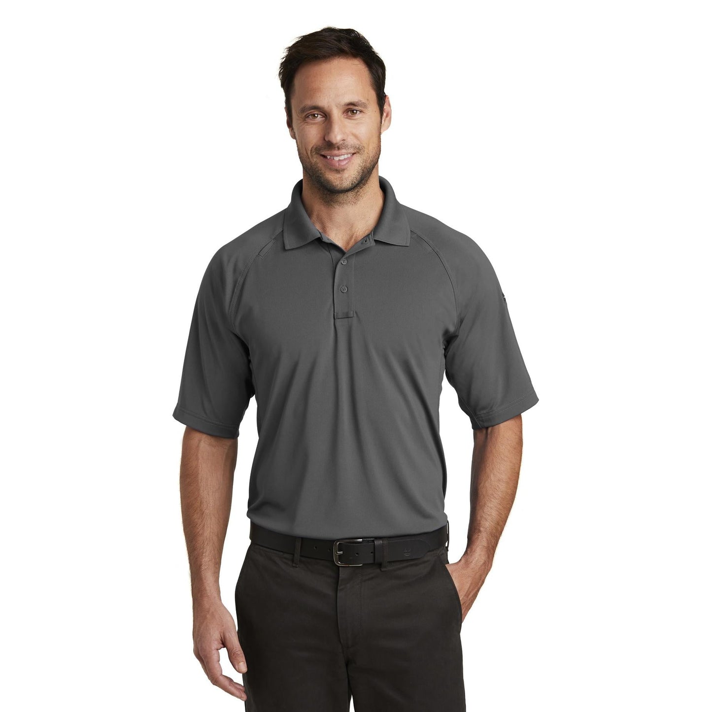 Black Polo Shirt - Cornerstone - Snag-Proof Polyester