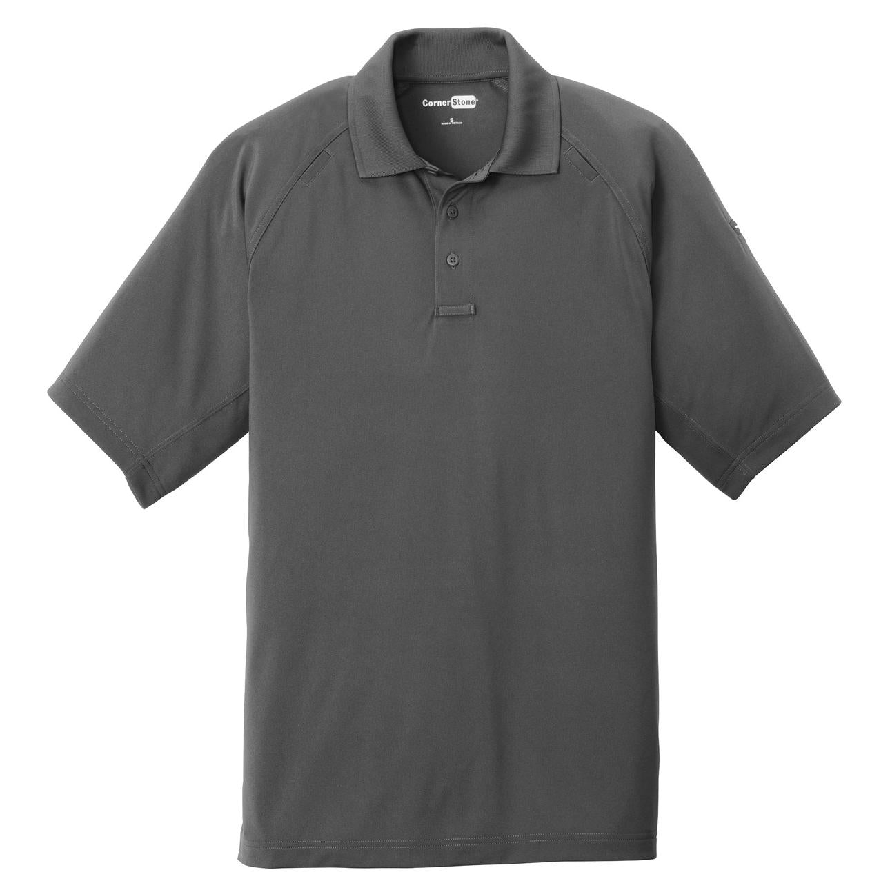 Black Polo Shirt - Cornerstone - Snag-Proof Polyester