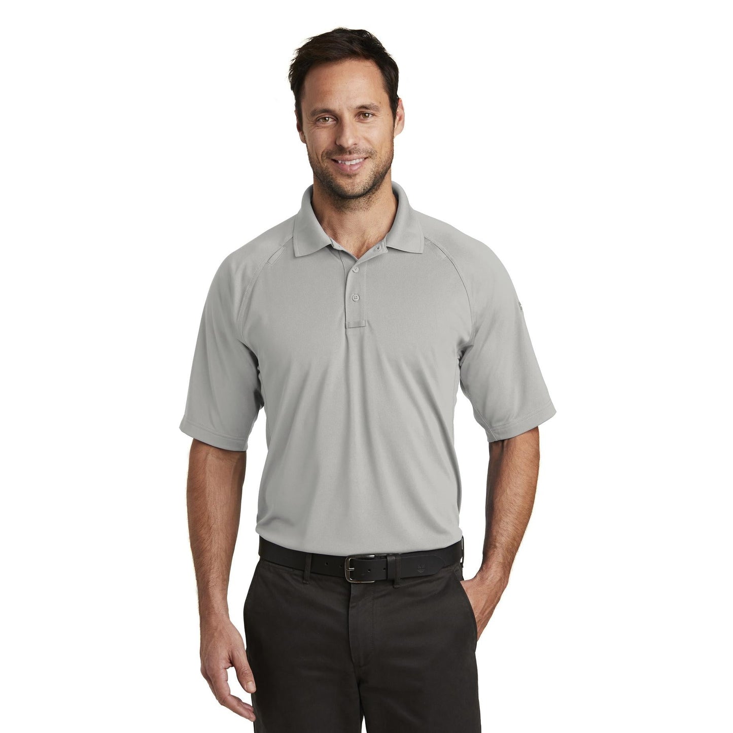 Black Polo Shirt - Cornerstone - Snag-Proof Polyester
