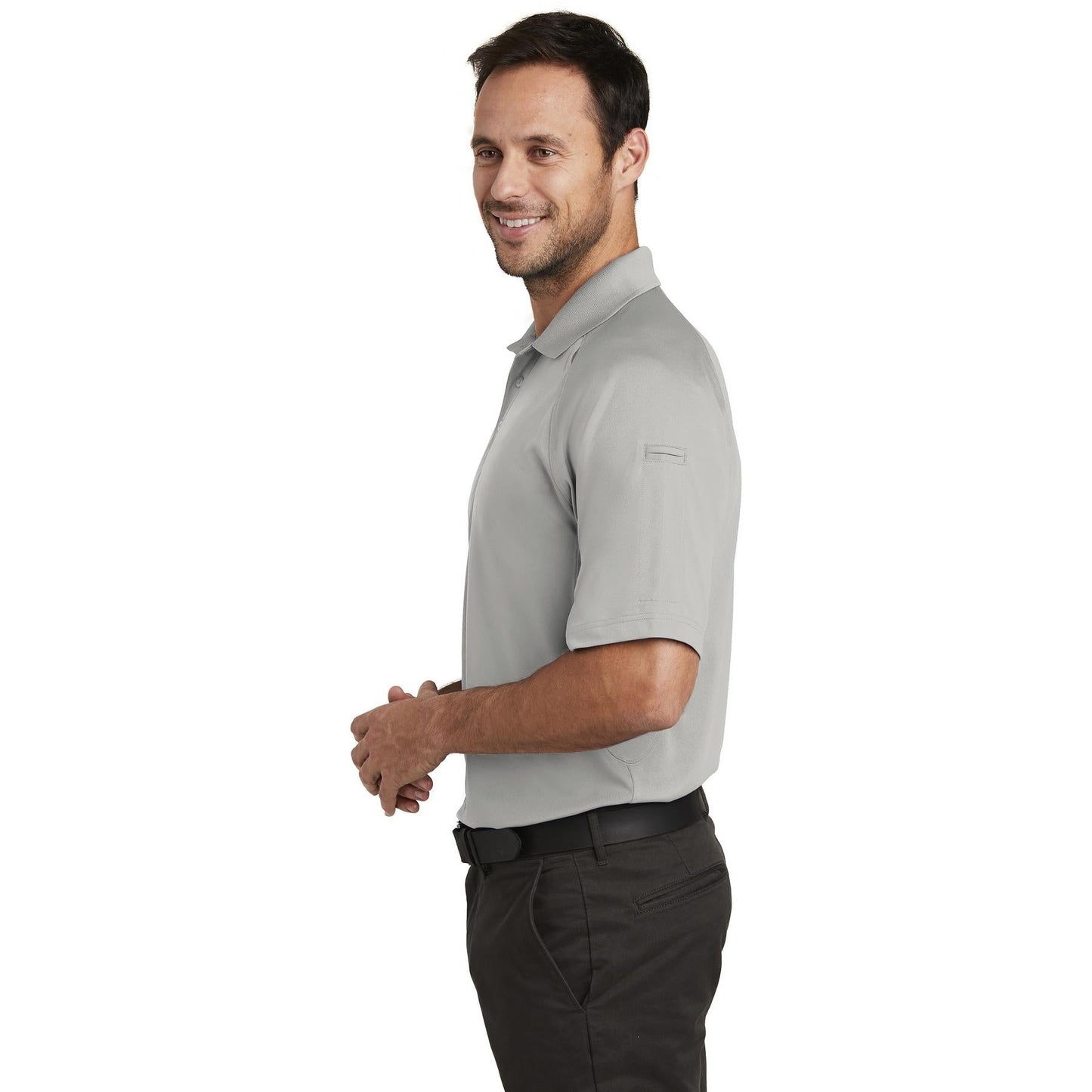 Black Polo Shirt - Cornerstone - Snag-Proof Polyester