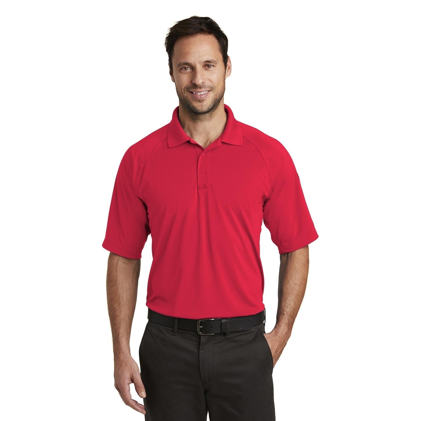 Black Polo Shirt - Cornerstone - Snag-Proof Polyester
