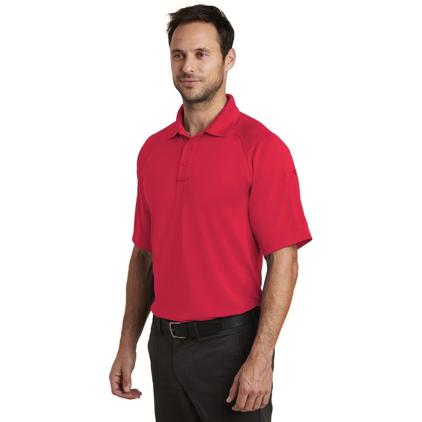 Black Polo Shirt - Cornerstone - Snag-Proof Polyester