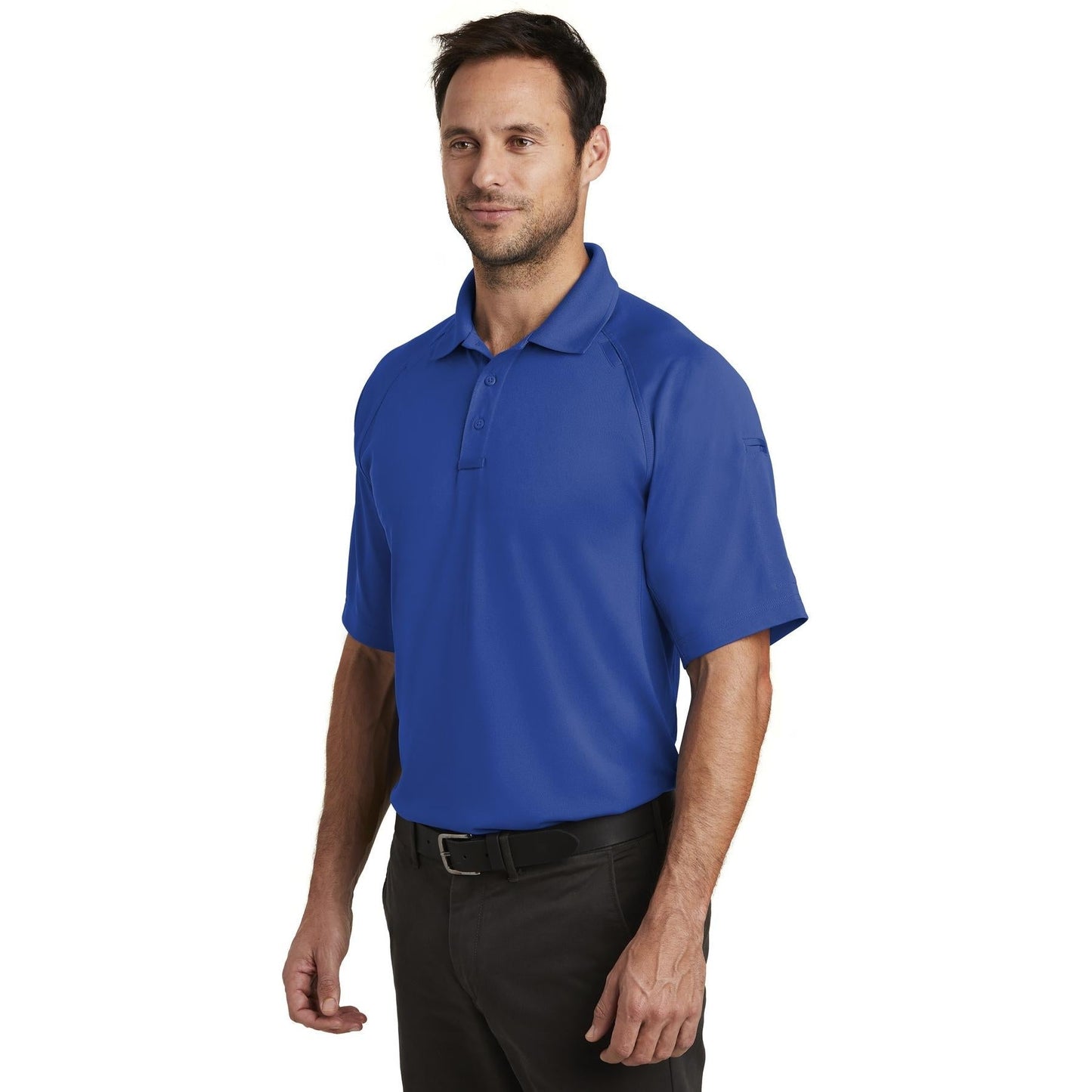 Black Polo Shirt - Cornerstone - Snag-Proof Polyester