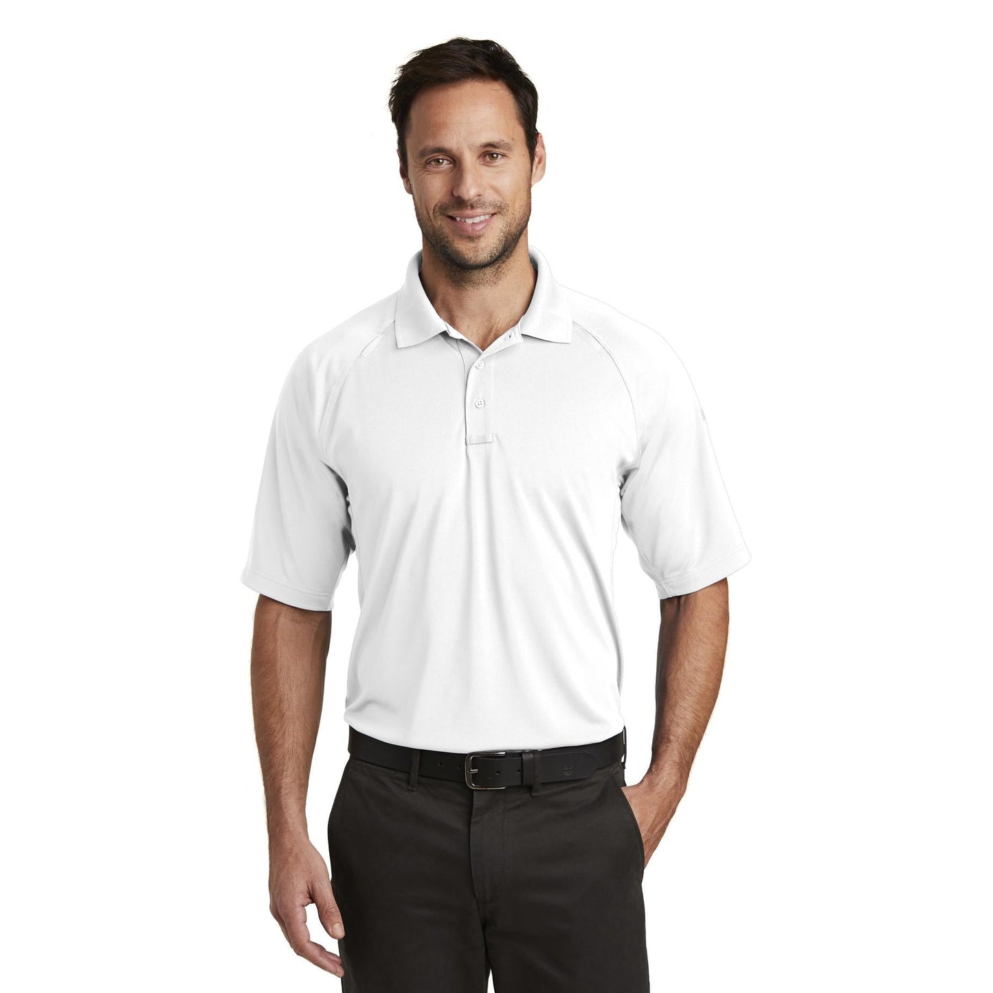 Black Polo Shirt - Cornerstone - Snag-Proof Polyester