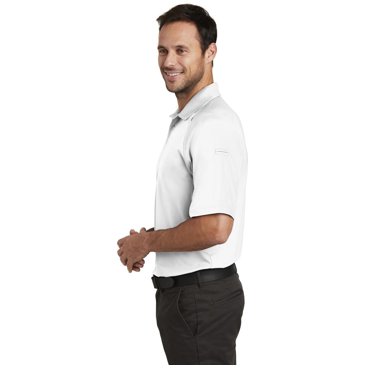 Black Polo Shirt - Cornerstone - Snag-Proof Polyester