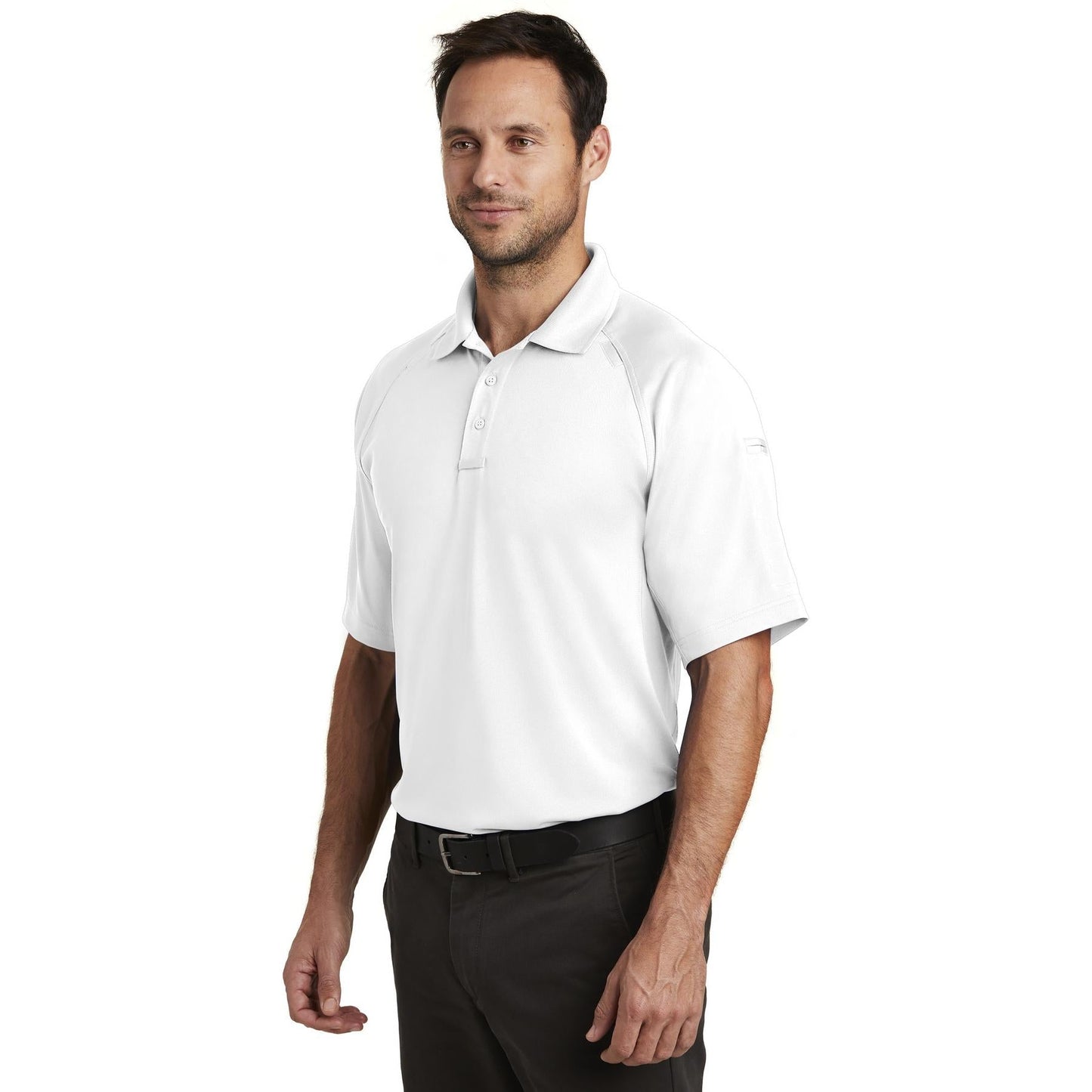 Black Polo Shirt - Cornerstone - Snag-Proof Polyester
