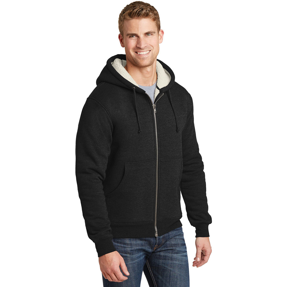 Black Jackets - Cornerstone - Heavyweight Hooded Fleece
