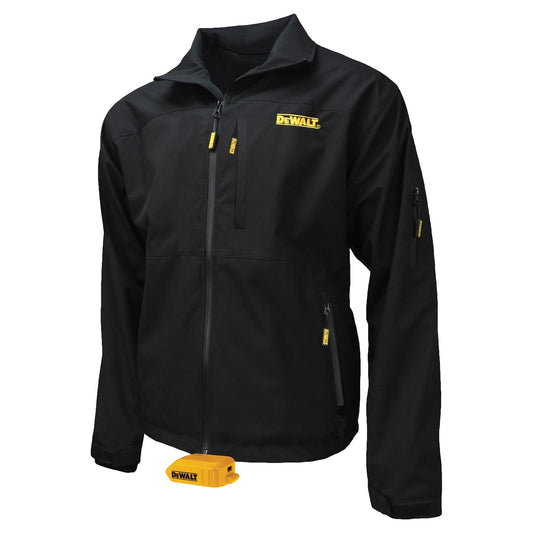 Black Heated Jacket - DeWalt - Wind Resistant