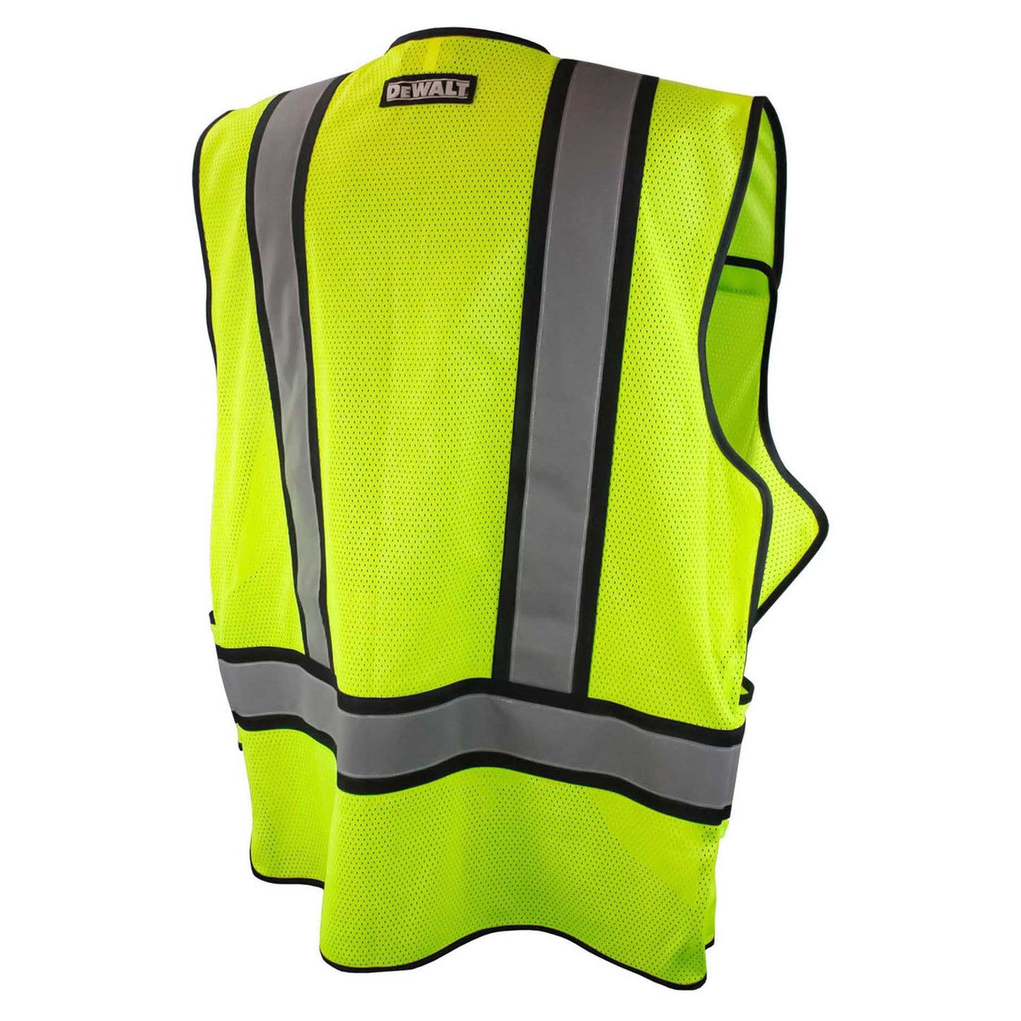 Yellow/Lime Safety Vest - DeWalt - Adjustable Mesh