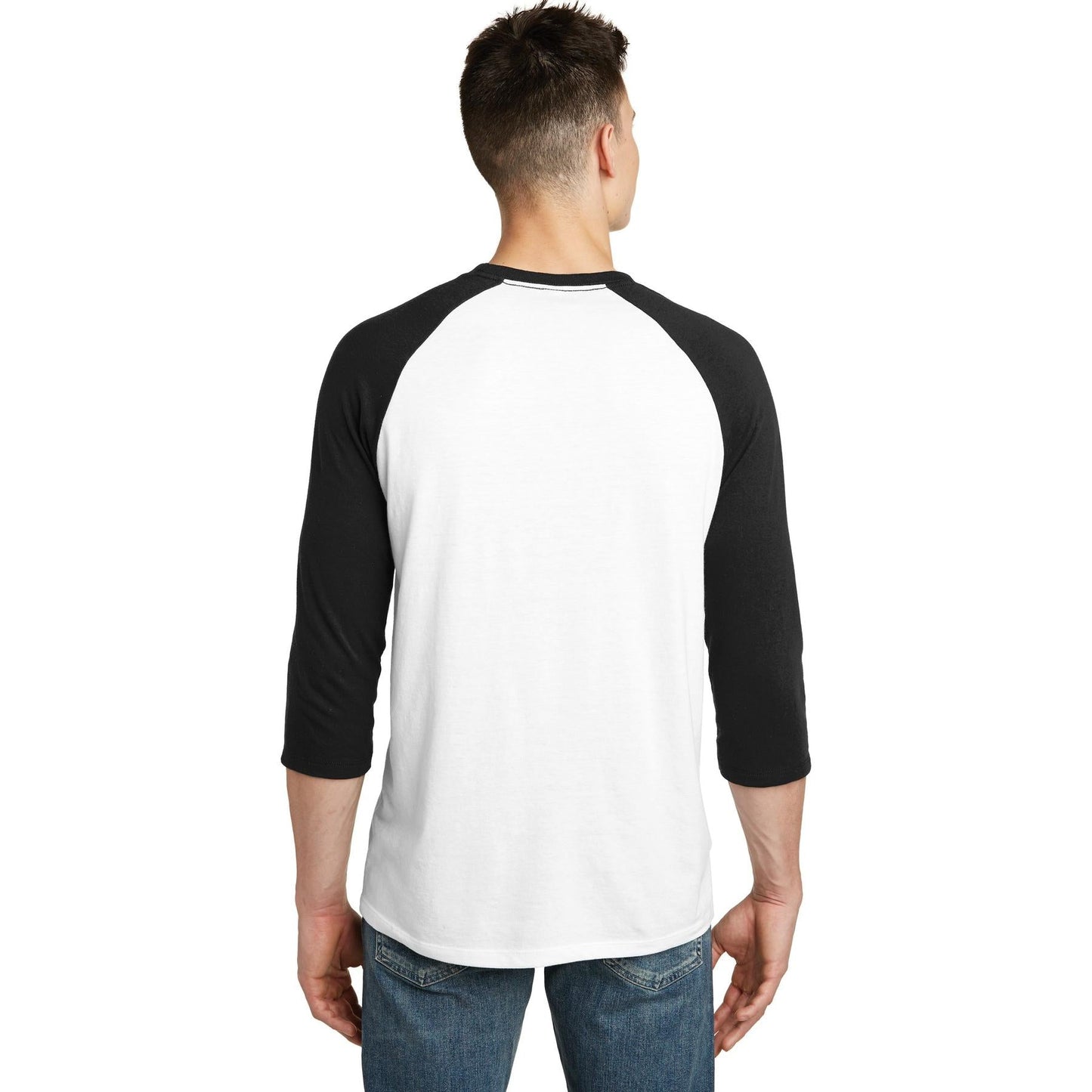 Black/White T-Shirts - District - Soft Cotton