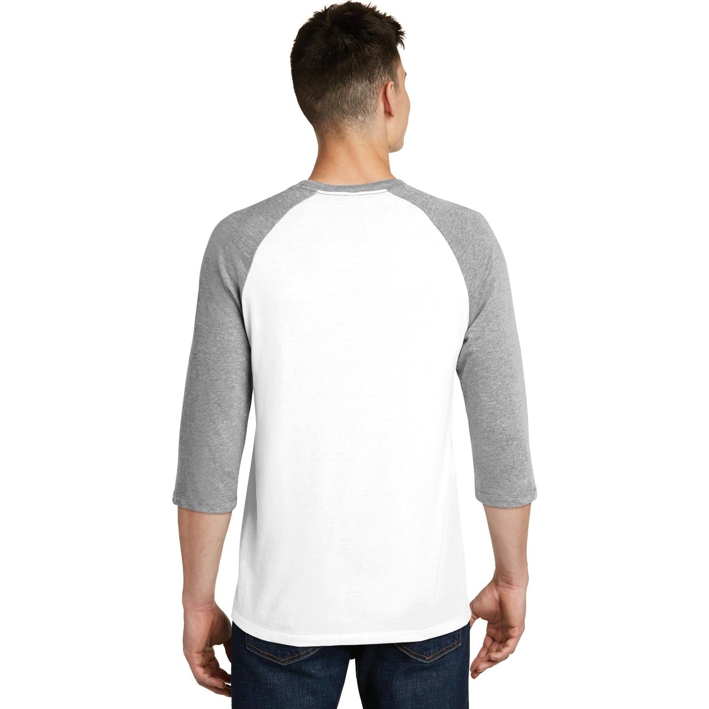 Black/White T-Shirts - District - Soft Cotton