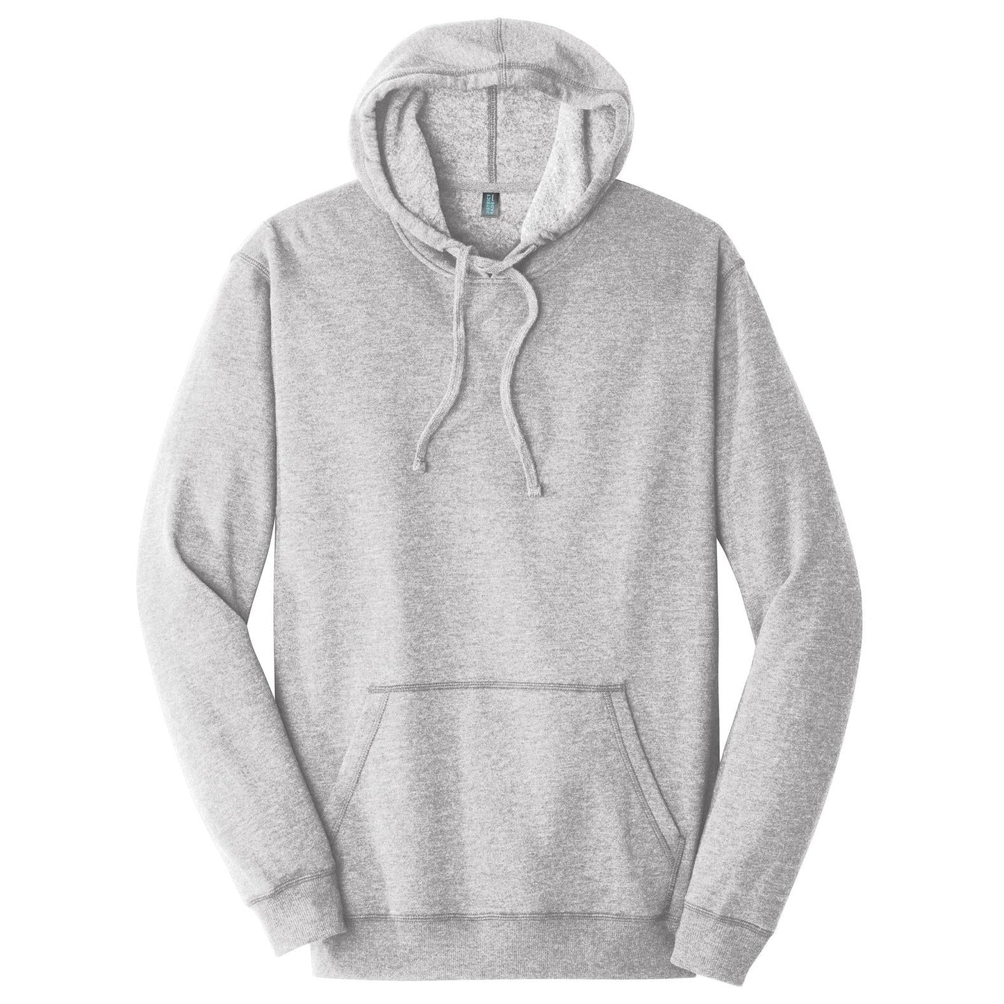 Heathered Black Hoodie - District - Lightweight Fleece