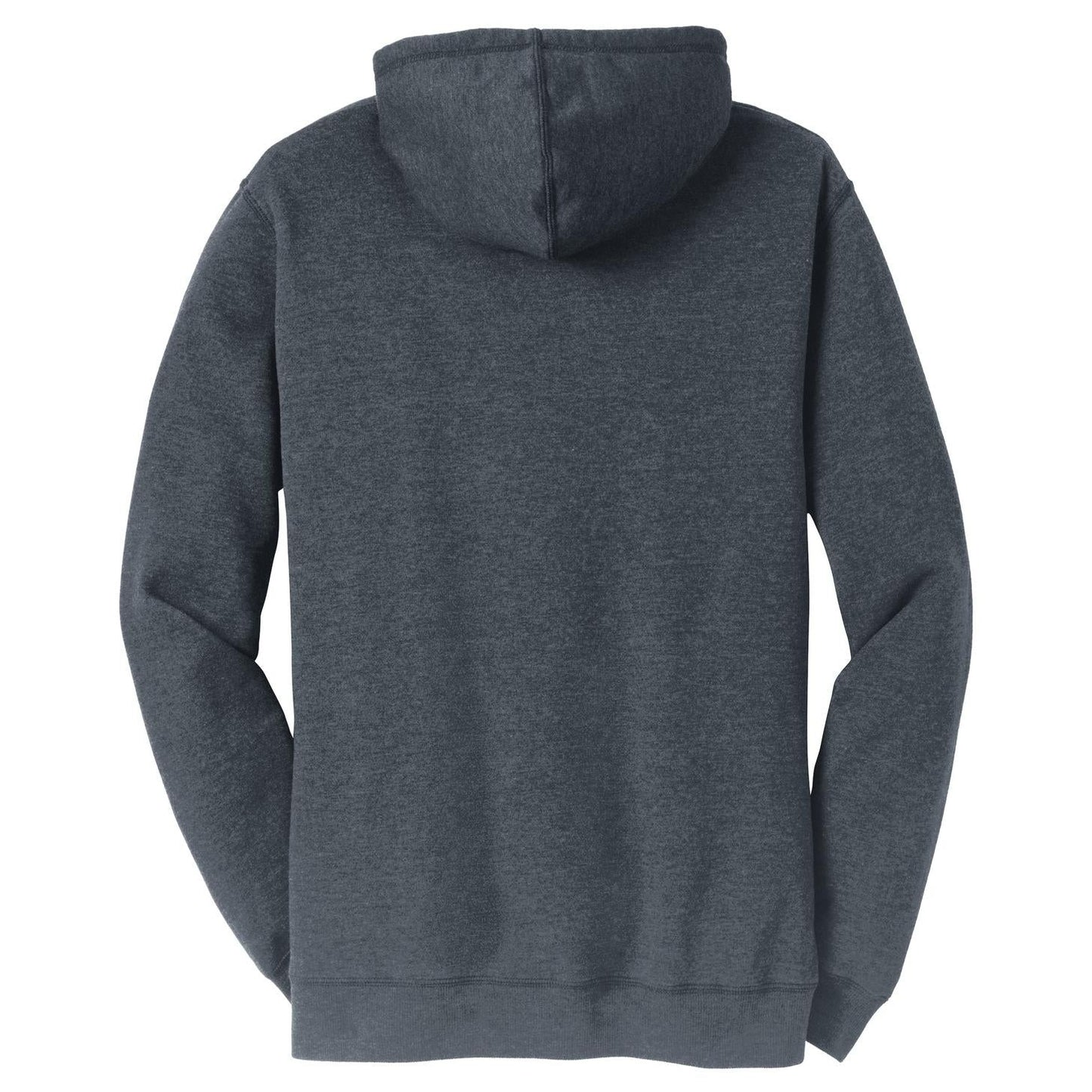 Heathered Black Hoodie - District - Lightweight Fleece