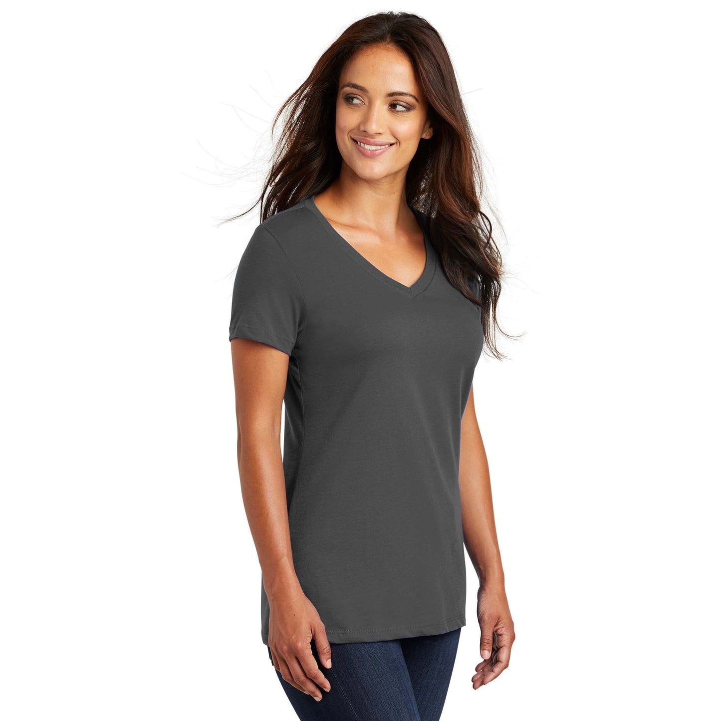 Heathered Nickel T-Shirt - District - Soft Cotton