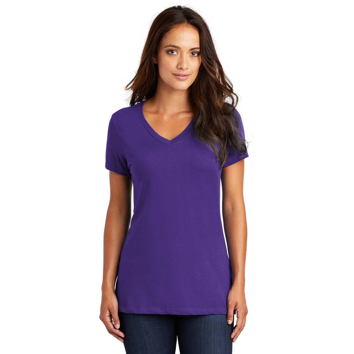 Heathered Nickel T-Shirt - District - Soft Cotton
