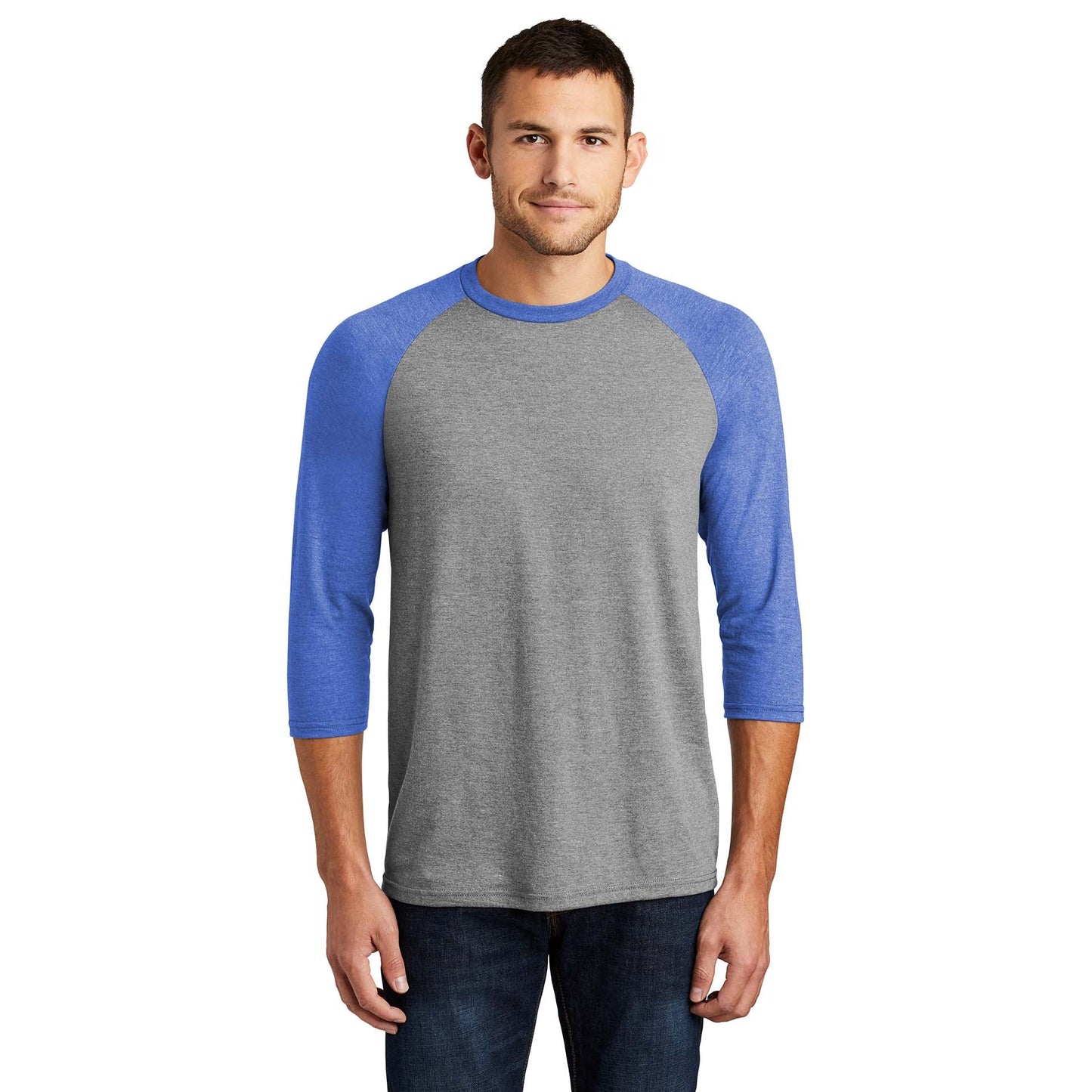 Grey Frost T-Shirts - District - Tri-Blend Fabric Comfort