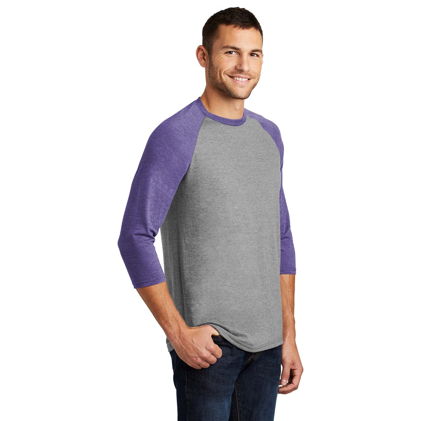 Grey Frost T-Shirts - District - Tri-Blend Fabric Comfort