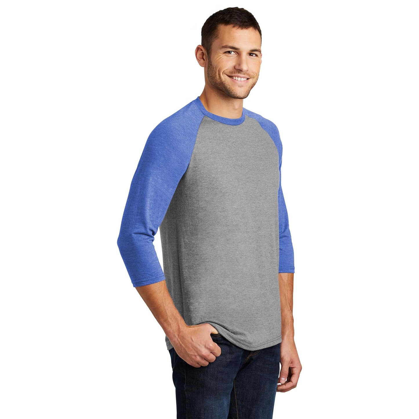 Grey Frost T-Shirts - District - Tri-Blend Fabric Comfort