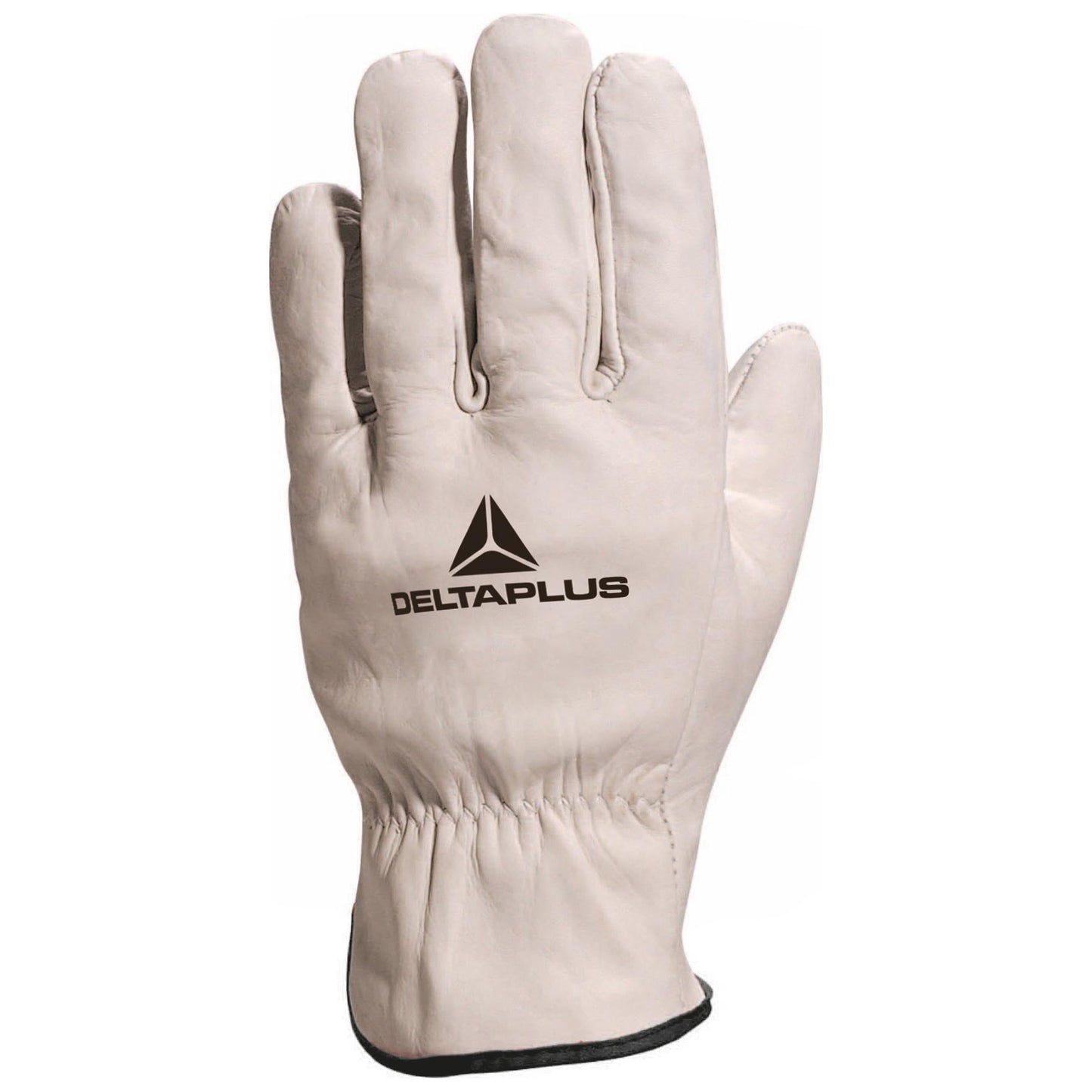 Tan Leather Gloves - Delta Plus - Full Grain Quality