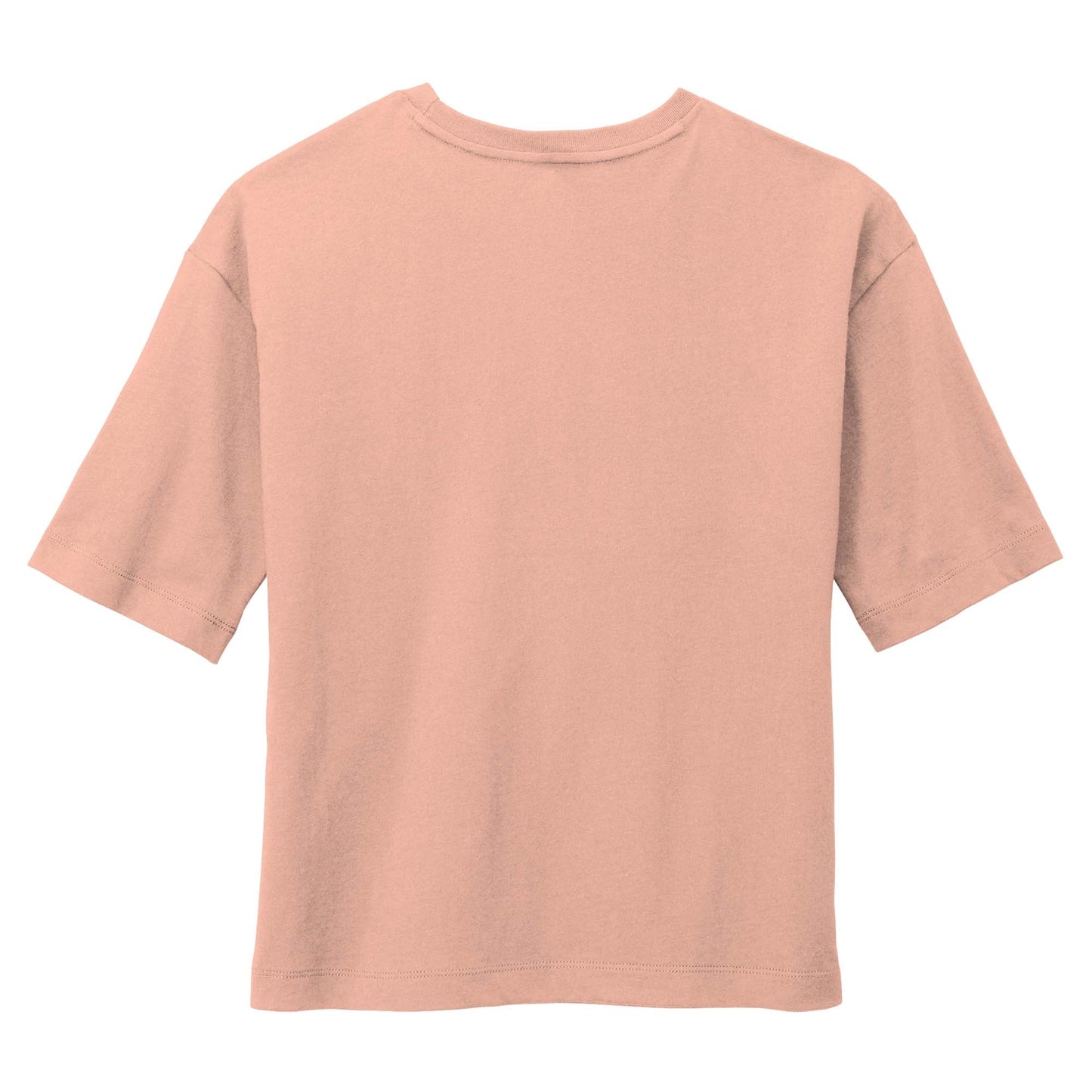 Black T-Shirts - District - Boxy Fit Cotton Tee - Comfortable