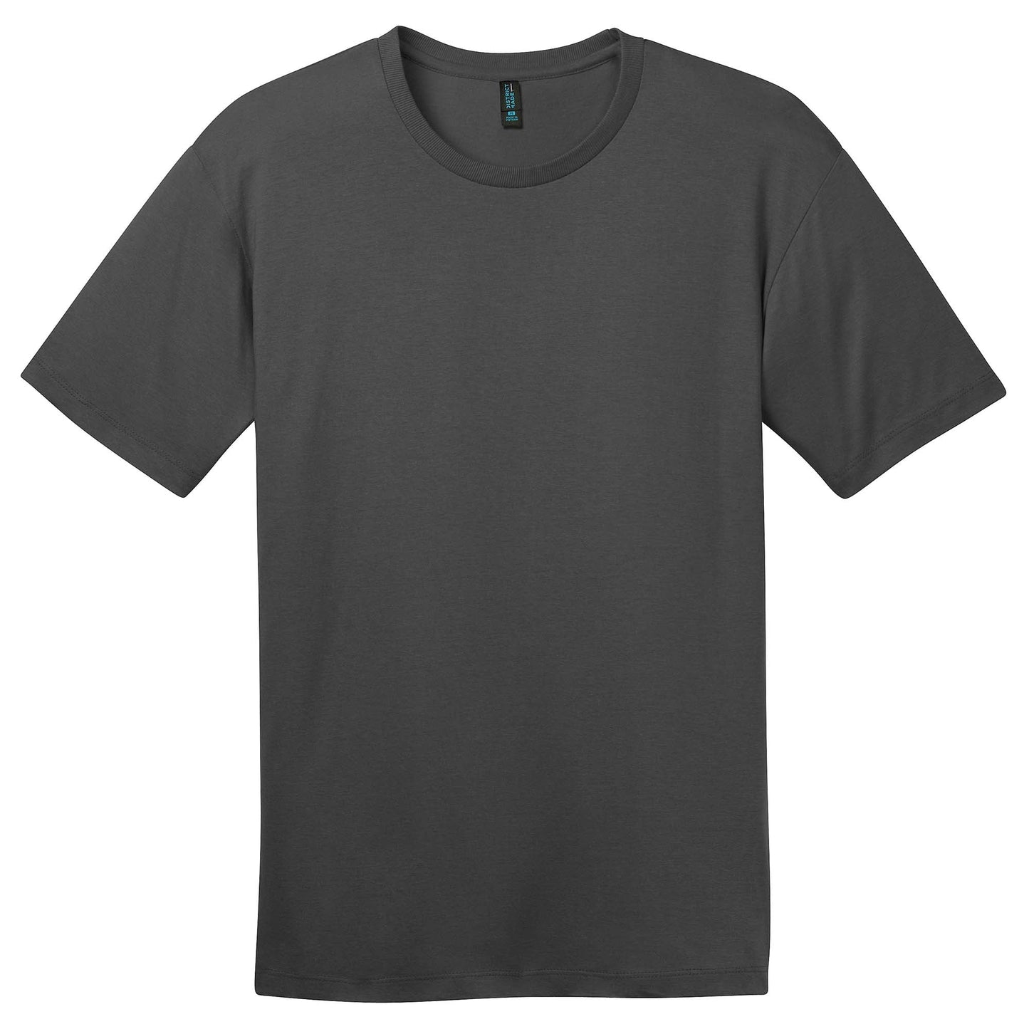 Jet Black T-Shirt - District - Soft Cotton Comfort